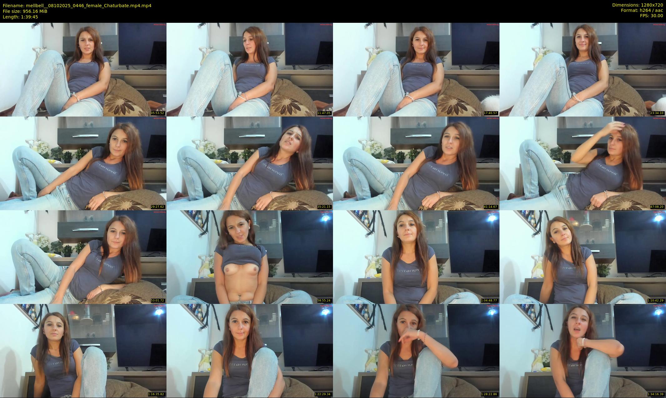 mellbell_ — 100 minute Chaturbate female cam show recording, 720p, Oct 8, 2025