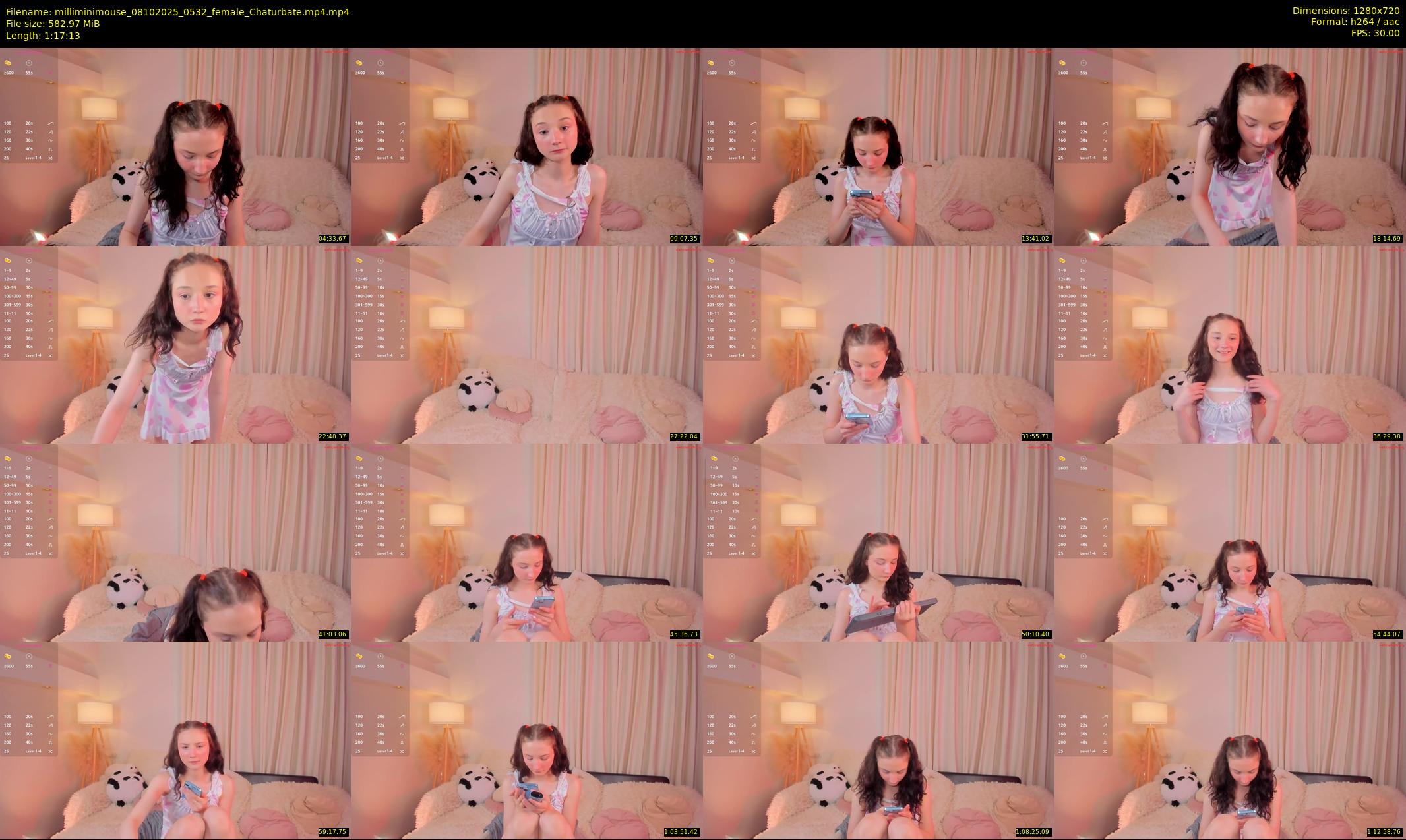 milliminimouse — 78 minute Chaturbate female cam show recording, 720p, Oct 8, 2025