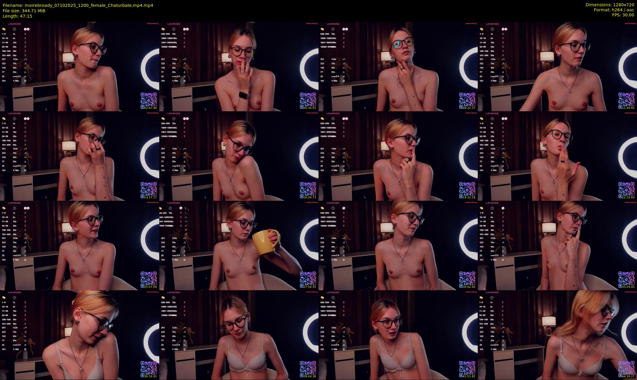 moirebroady — 48 minute Chaturbate female cam show recording, 720p, Oct 7, 2025