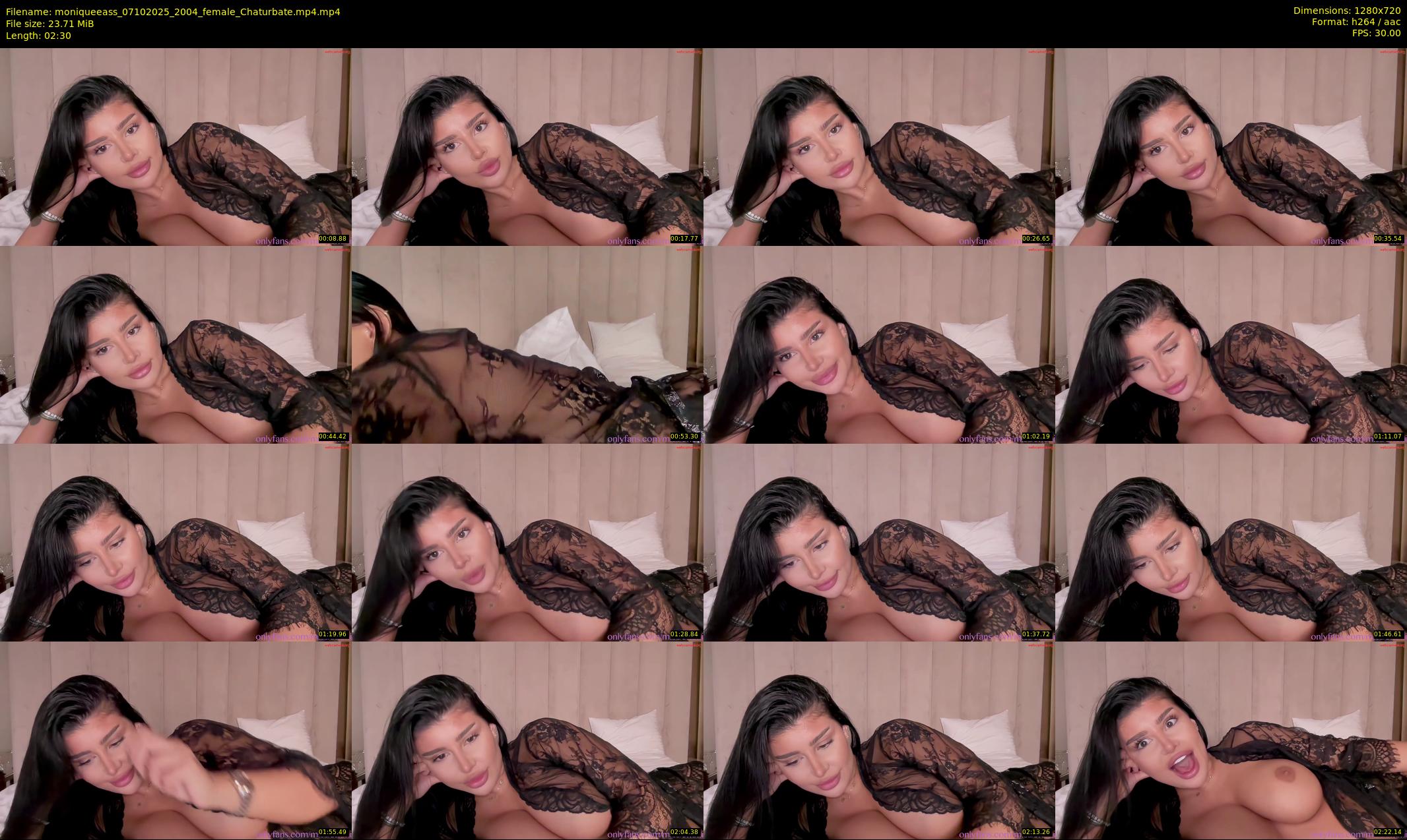 moniqueeass — 3 minute Chaturbate female cam show recording, 720p, Oct 7, 2025