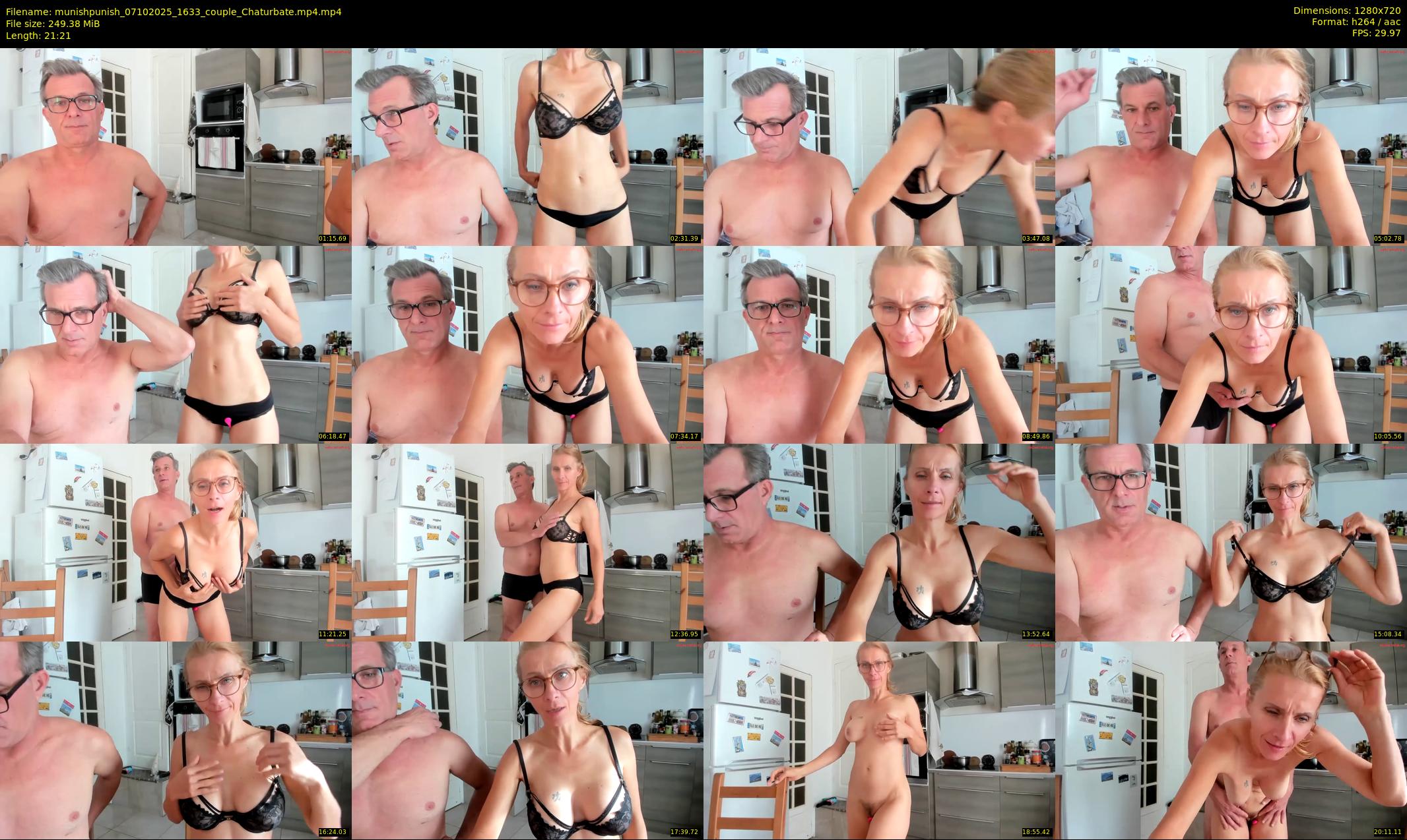 munishpunish — 22 minute Chaturbate couple cam show recording, 720p, Oct 7, 2025