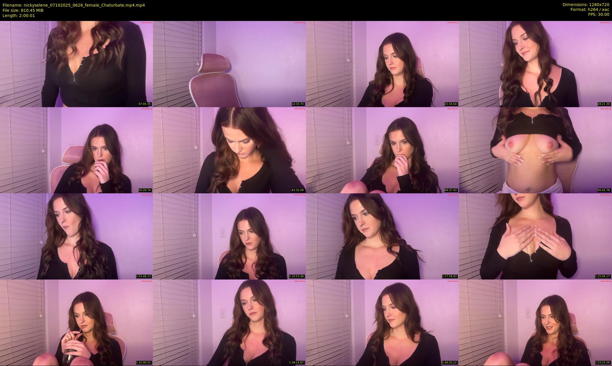 nickyselene — 121 minute Chaturbate female cam show recording, 720p, Oct 7, 2025