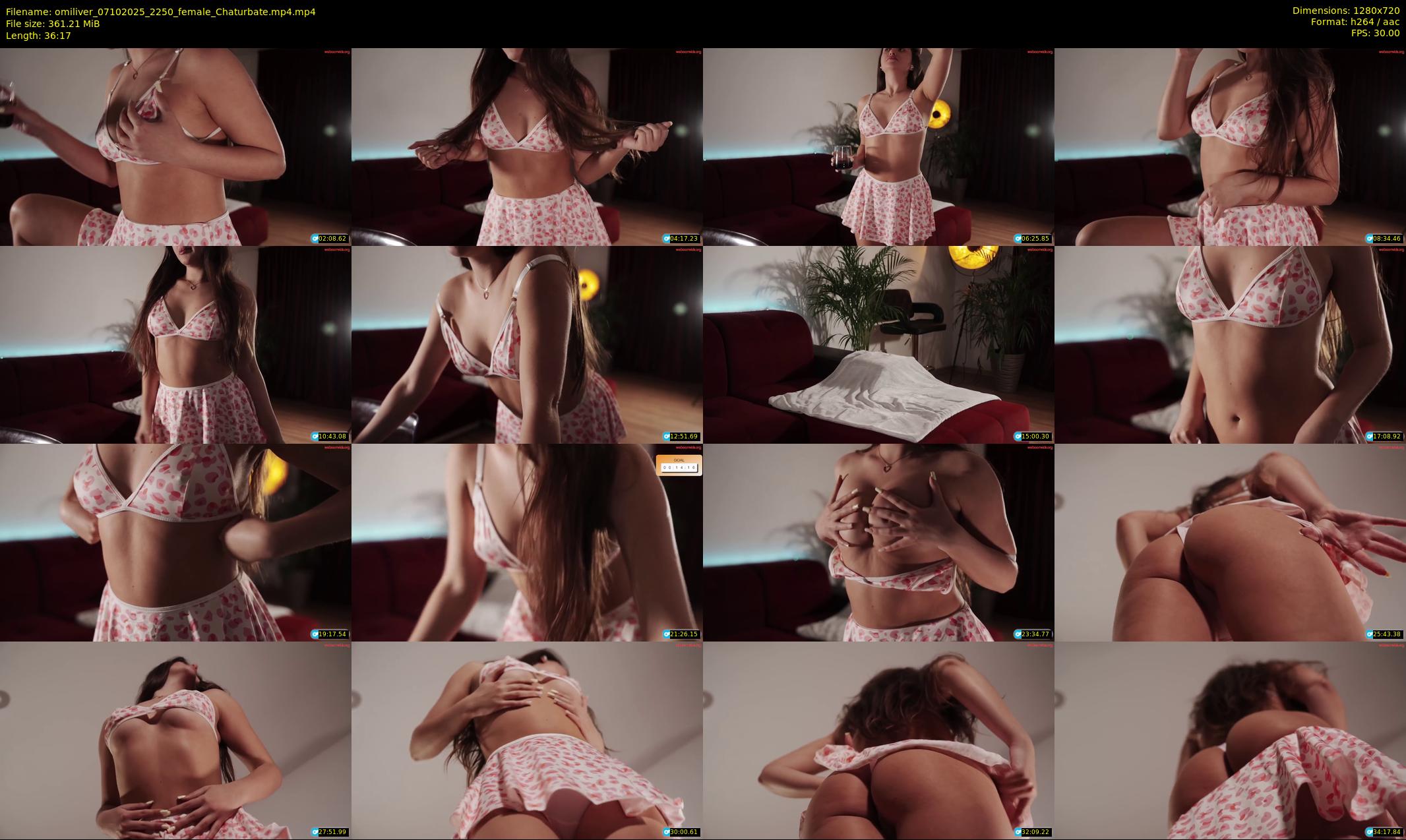omiliver — 37 minute Chaturbate female cam show recording, 720p, Oct 7, 2025