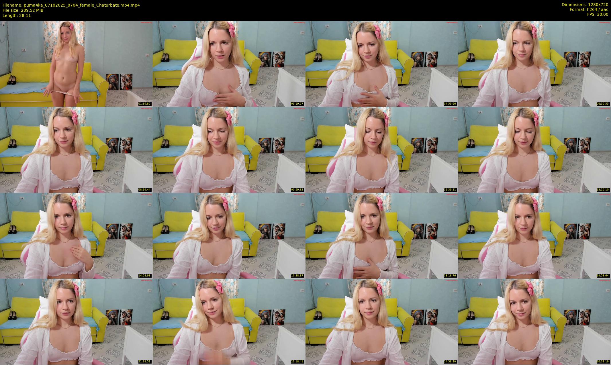 puma4ka — 29 minute Chaturbate female cam show recording, 720p, Oct 7, 2025