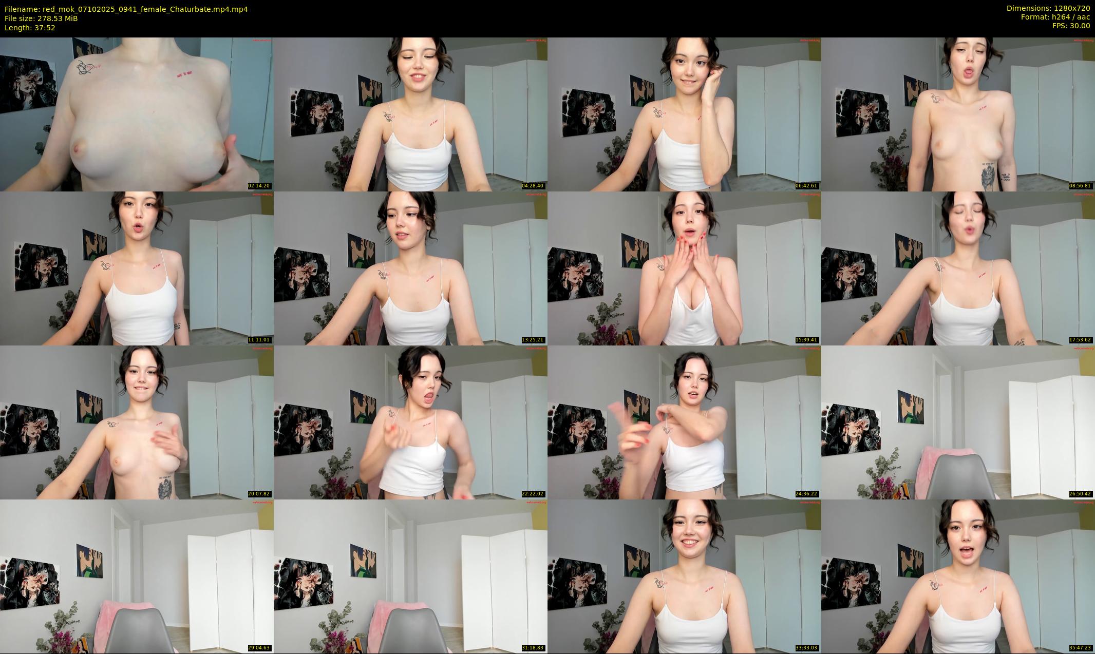 red_mok — 38 minute Chaturbate female cam show recording, 720p, Oct 7, 2025