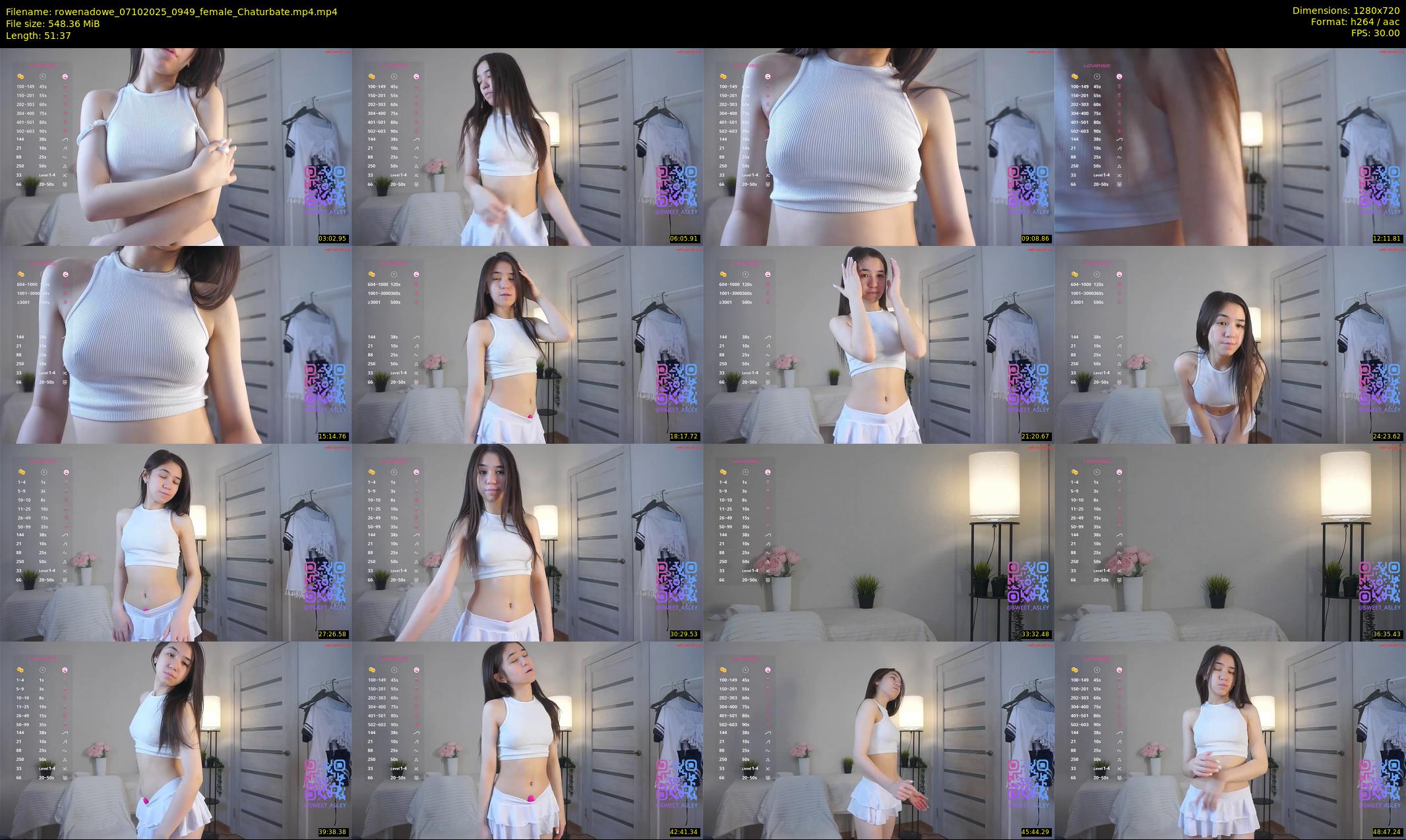 rowenadowe — 52 minute Chaturbate female cam show recording, 720p, Oct 7, 2025