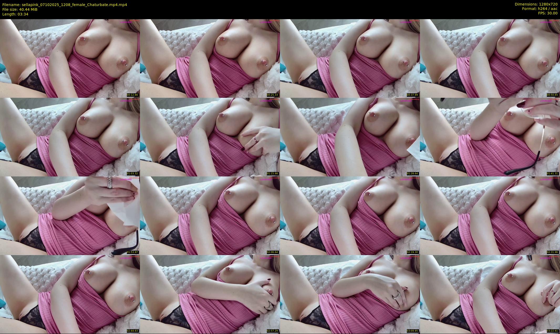 sellapink — 4 minute Chaturbate female cam show recording, 720p, Oct 7, 2025