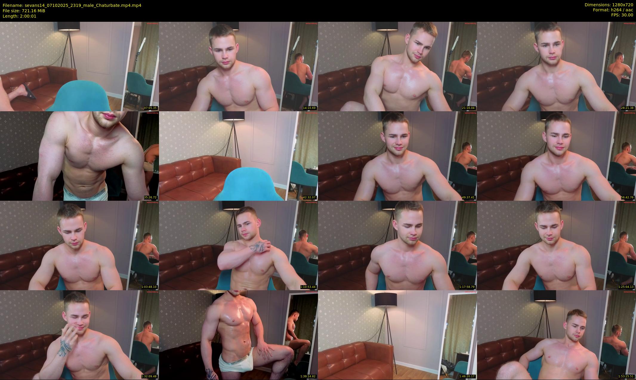 sevans14 — 121 minute Chaturbate male cam show recording, 720p, Oct 7, 2025