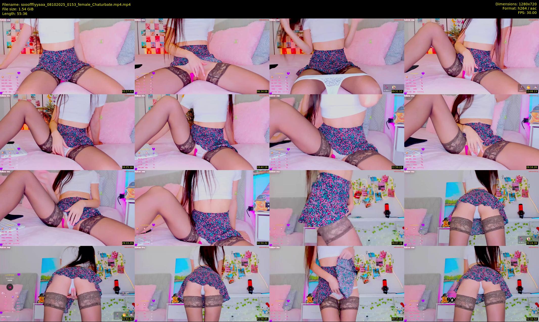 sooofffiyyaaa — 56 minute Chaturbate female cam show recording, 720p, Oct 8, 2025