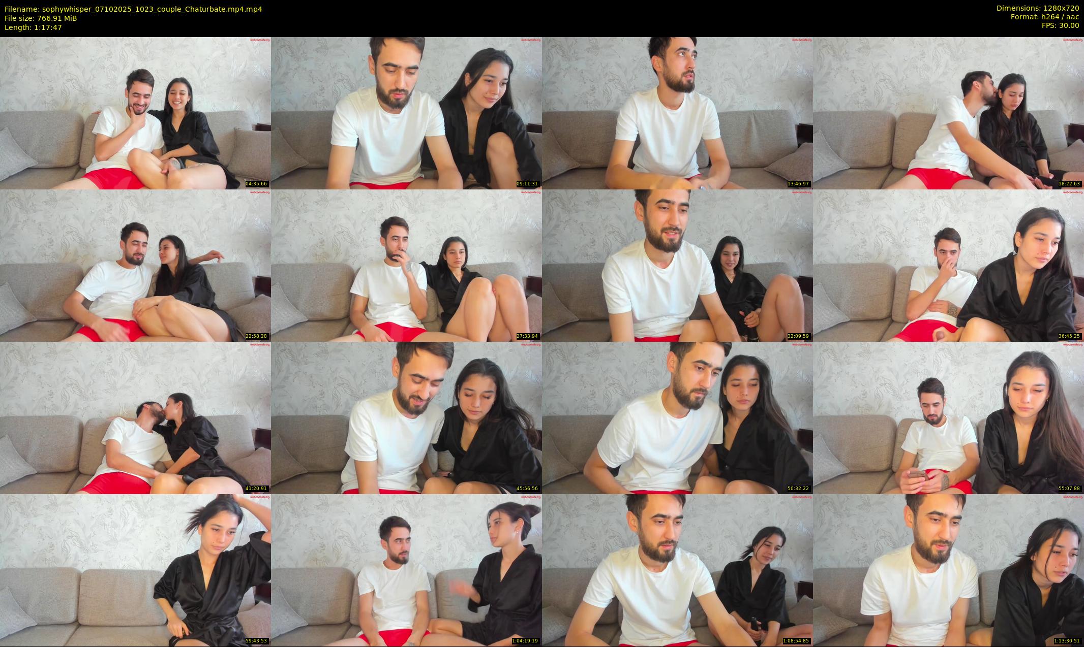 sophywhisper — 78 minute Chaturbate couple cam show recording, 720p, Oct 7, 2025