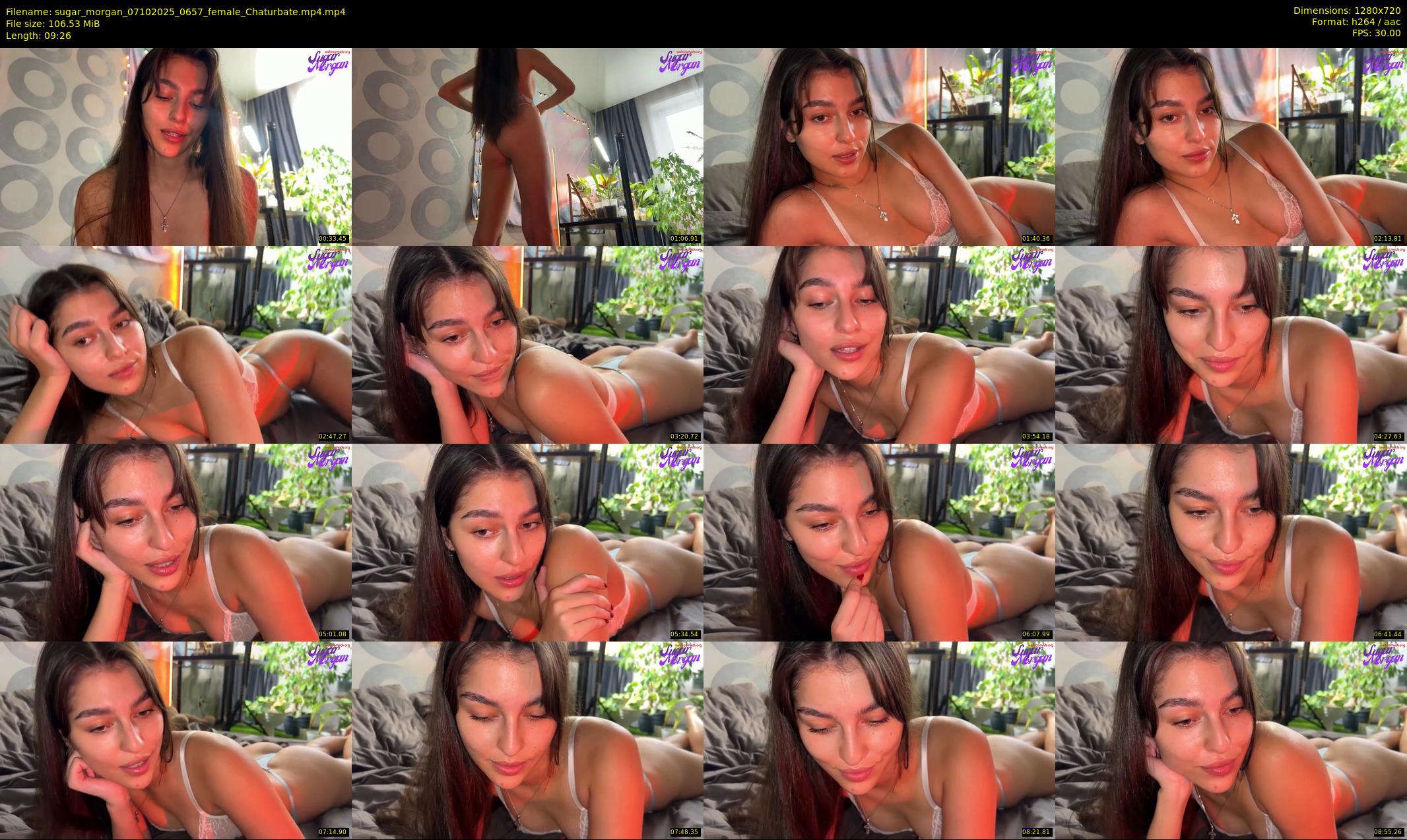 sugar_morgan — 10 minute Chaturbate female cam show recording, 720p, Oct 7, 2025