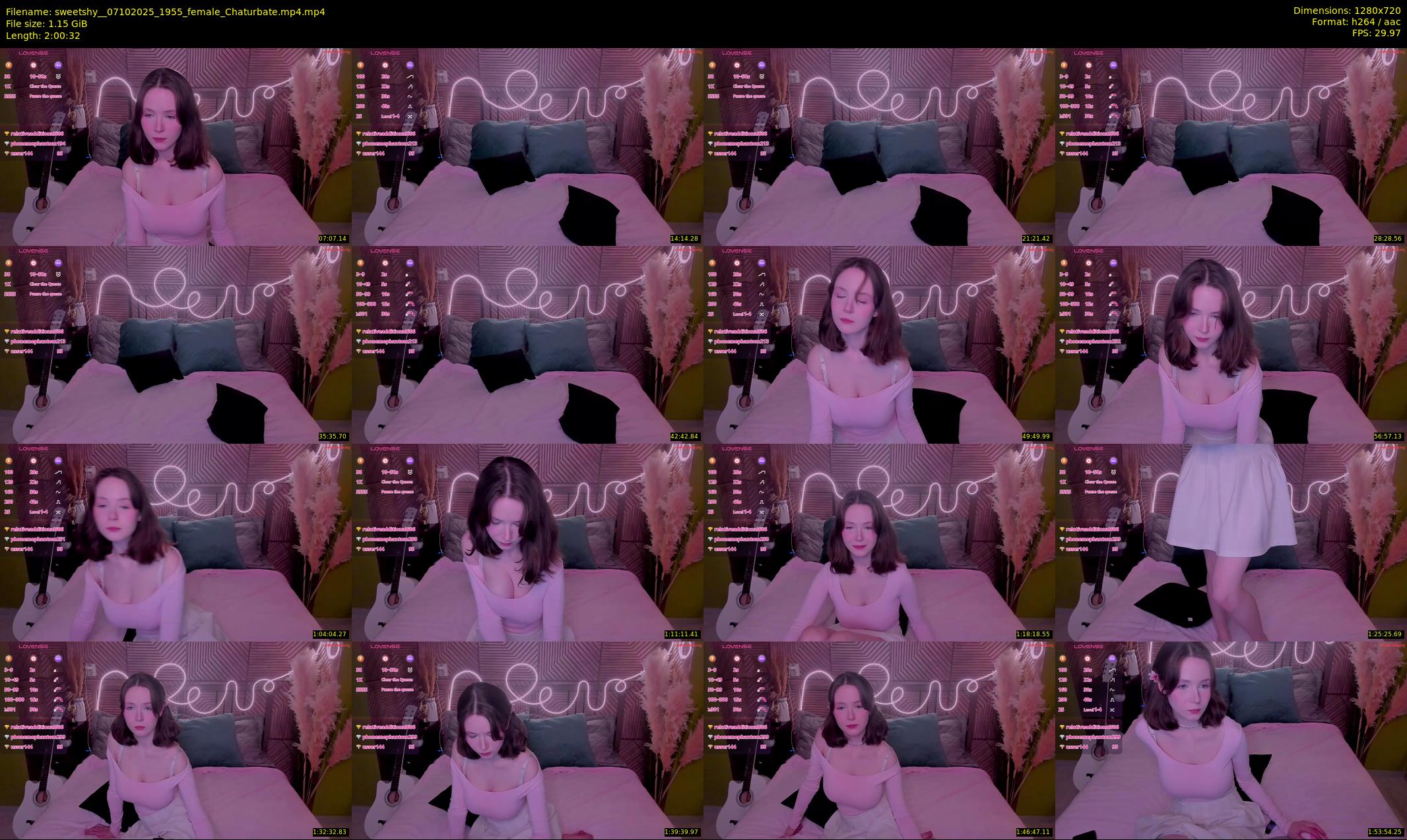 sweetshy_ — 121 minute Chaturbate female cam show recording, 720p, Oct 7, 2025