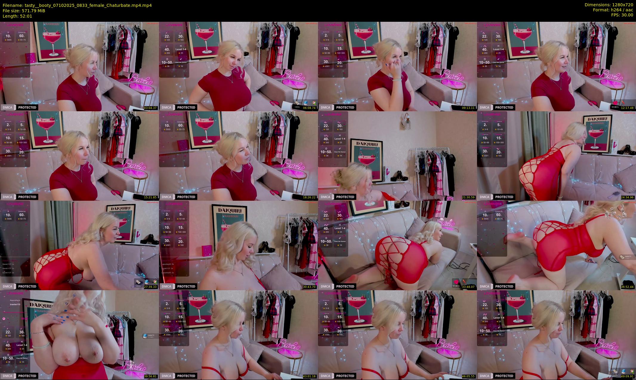 tasty__booty — 53 minute Chaturbate female cam show recording, 720p, Oct 7, 2025