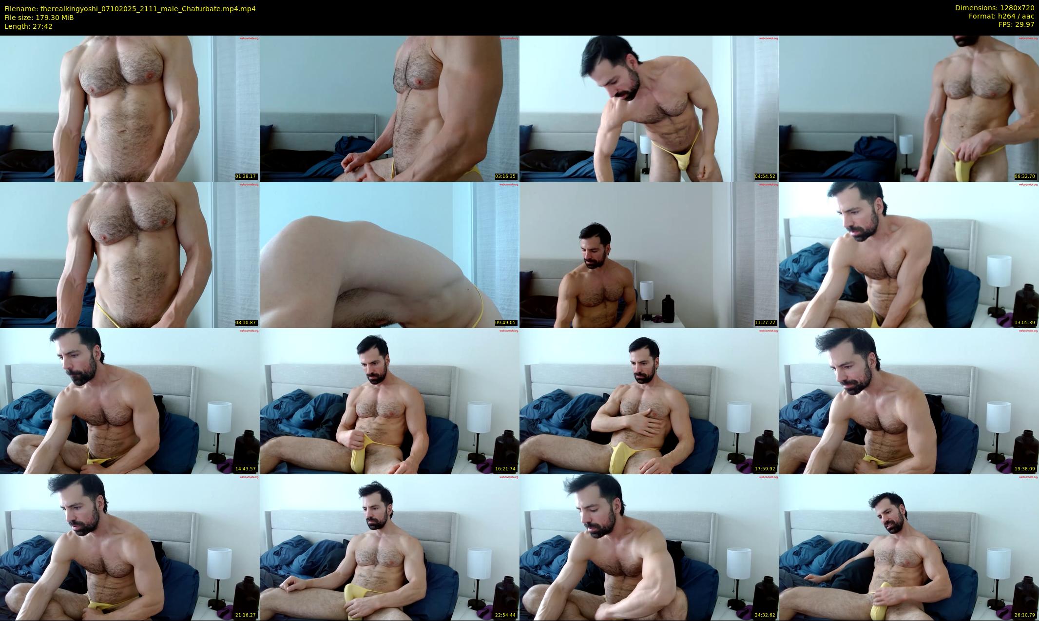 therealkingyoshi — 28 minute Chaturbate male cam show recording, 720p, Oct 7, 2025