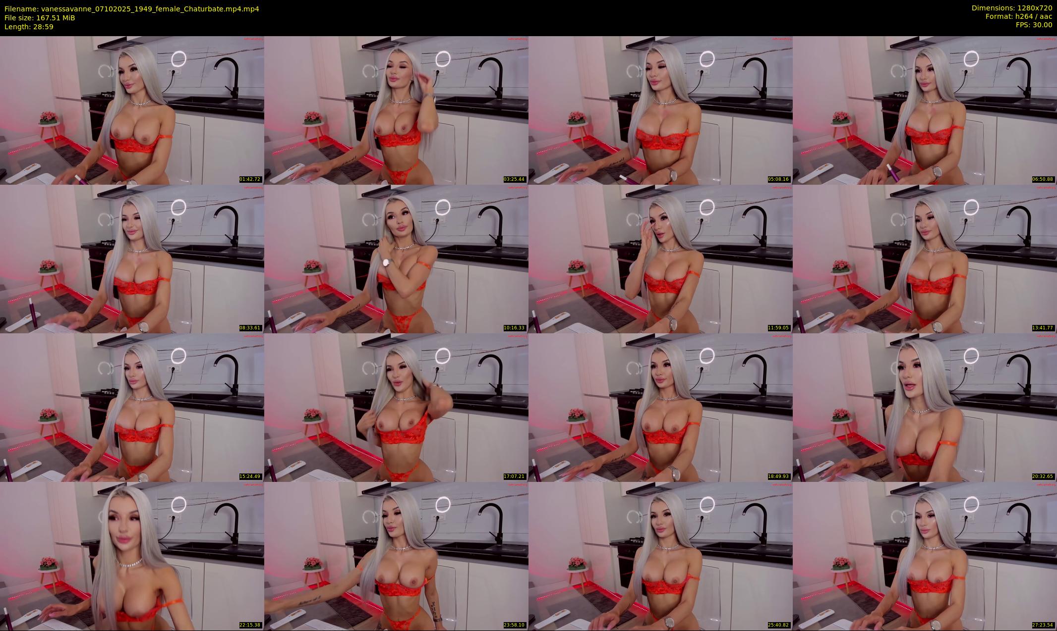 vanessavanne — 29 minute Chaturbate female cam show recording, 720p, Oct 7, 2025