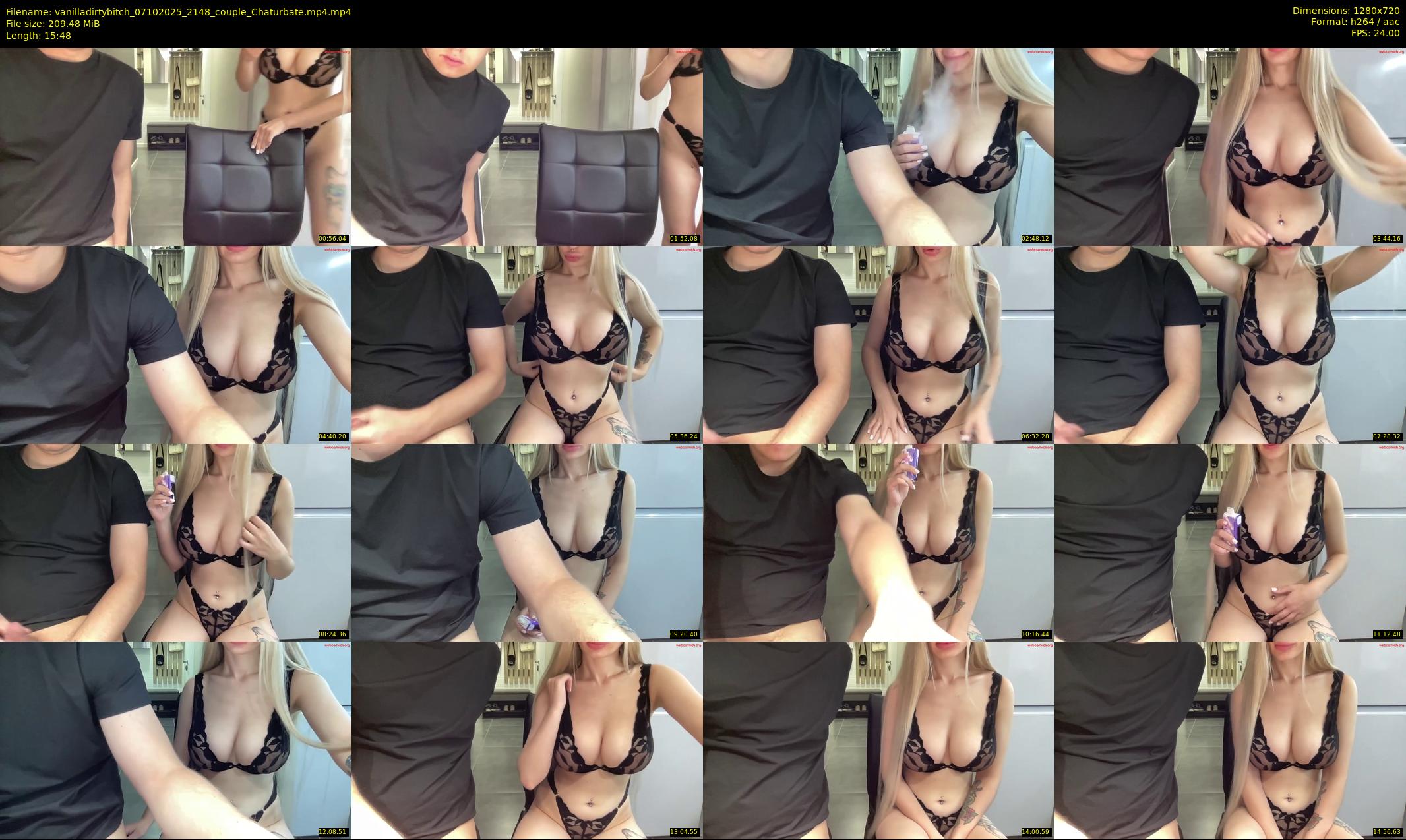 vanilladirtybitch — 16 minute Chaturbate couple cam show recording, 720p, Oct 7, 2025