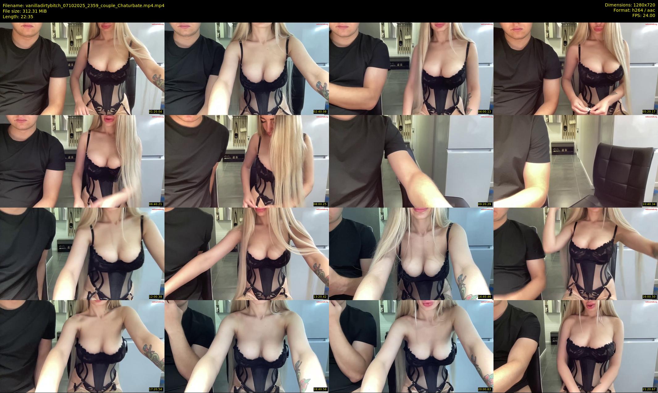 vanilladirtybitch — 23 minute Chaturbate couple cam show recording, 720p, Oct 7, 2025