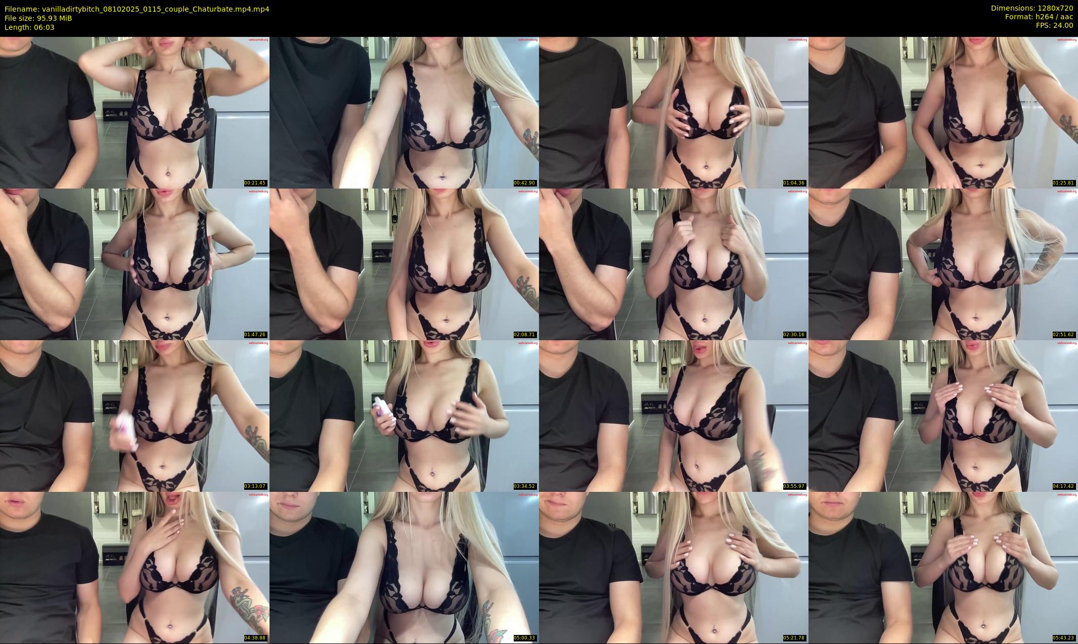 vanilladirtybitch — 7 minute Chaturbate couple cam show recording, 720p, Oct 8, 2025