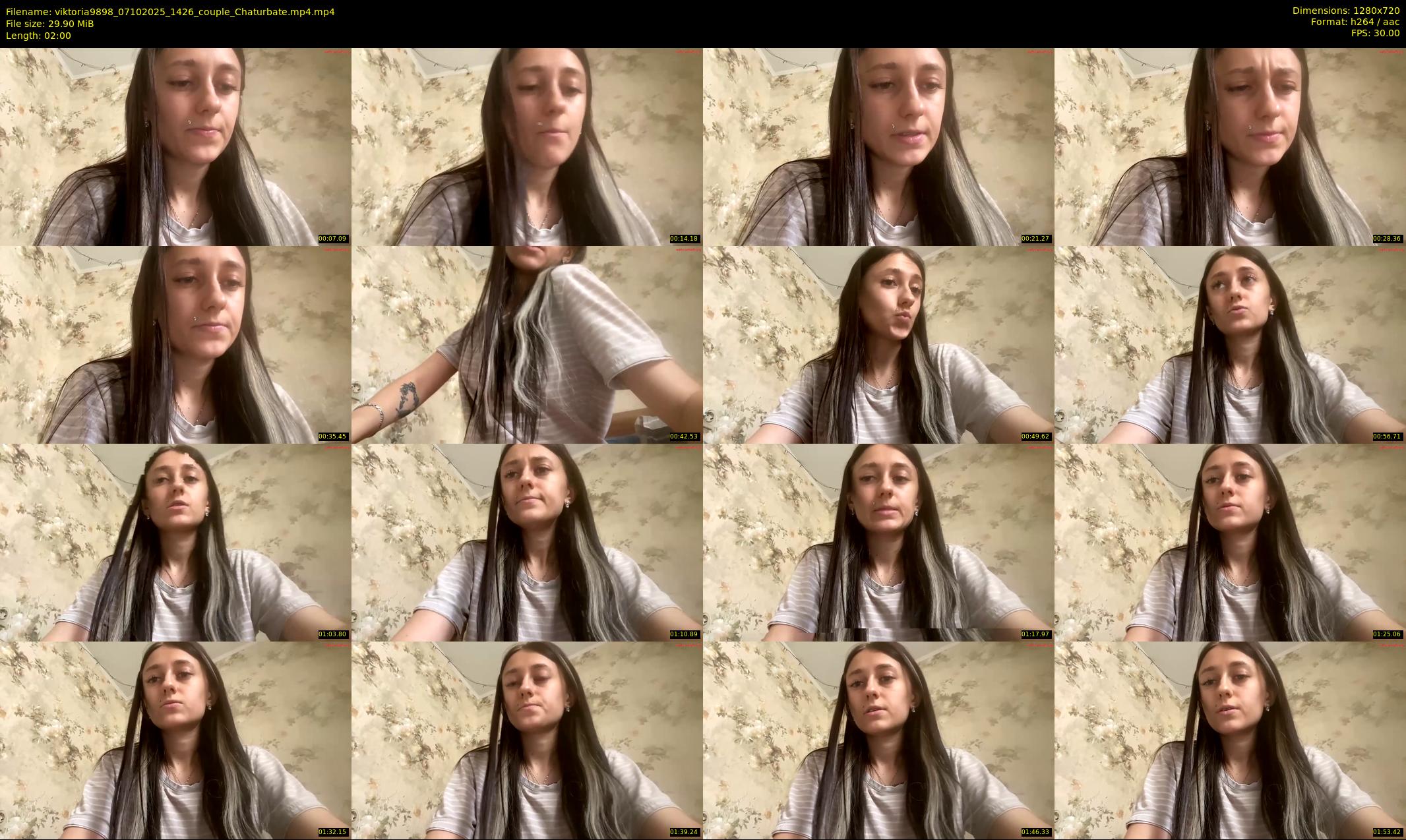 viktoria9898 — 2 minute Chaturbate couple cam show recording, 720p, Oct 7, 2025