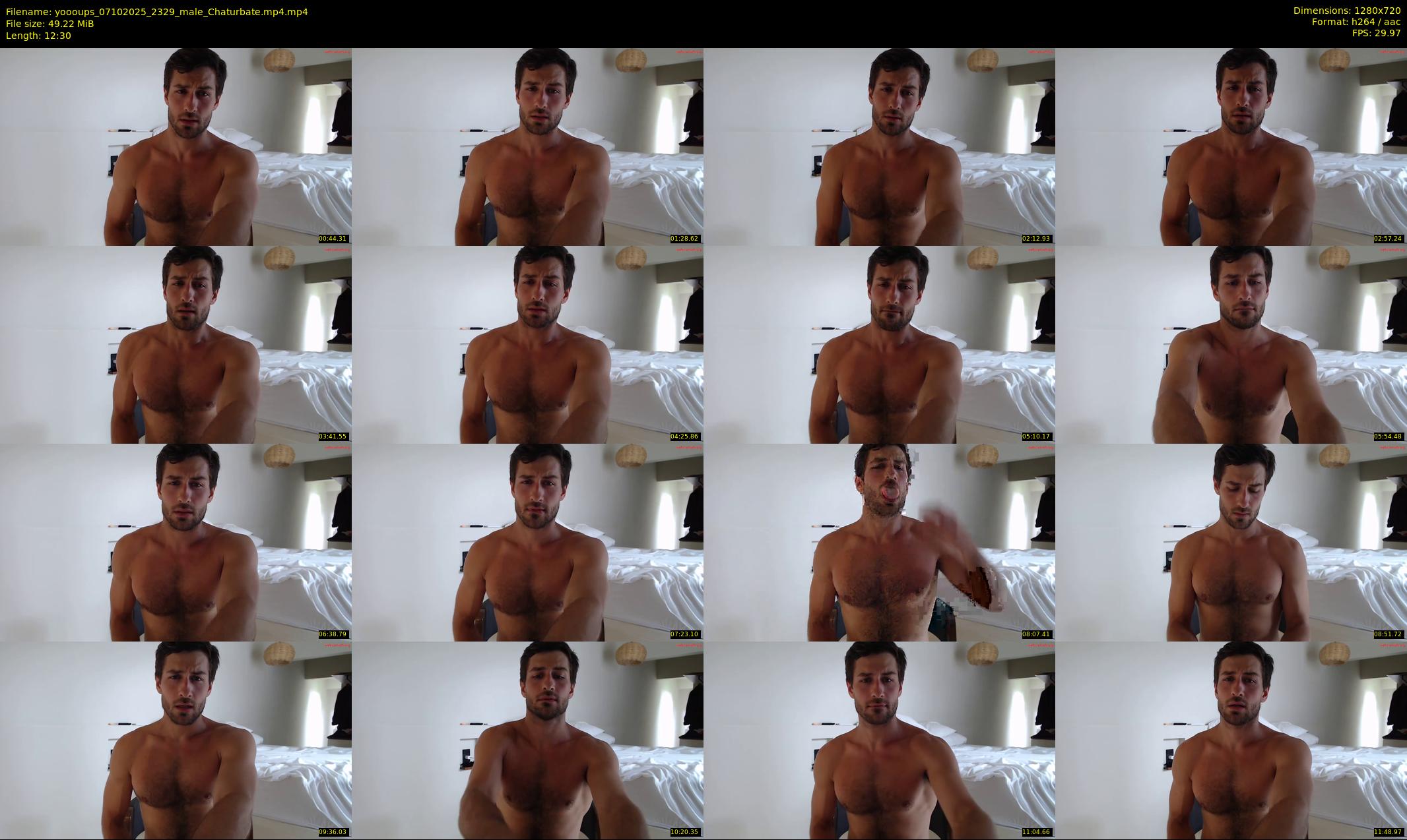 yoooups — 13 minute Chaturbate male cam show recording, 720p, Oct 7, 2025