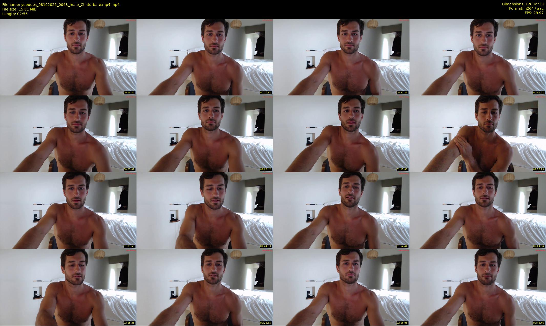 yoooups — 3 minute Chaturbate male cam show recording, 720p, Oct 8, 2025