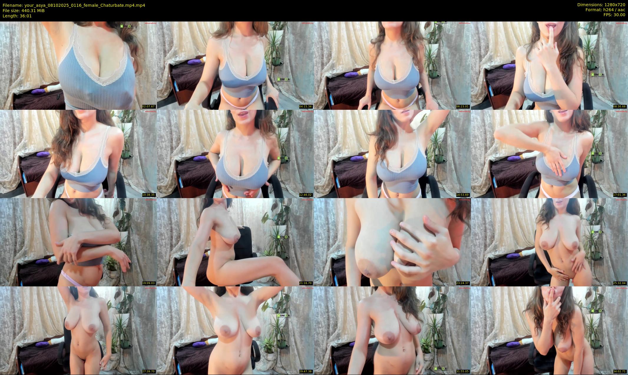 your_asya — 37 minute Chaturbate female cam show recording, 720p, Oct 8, 2025