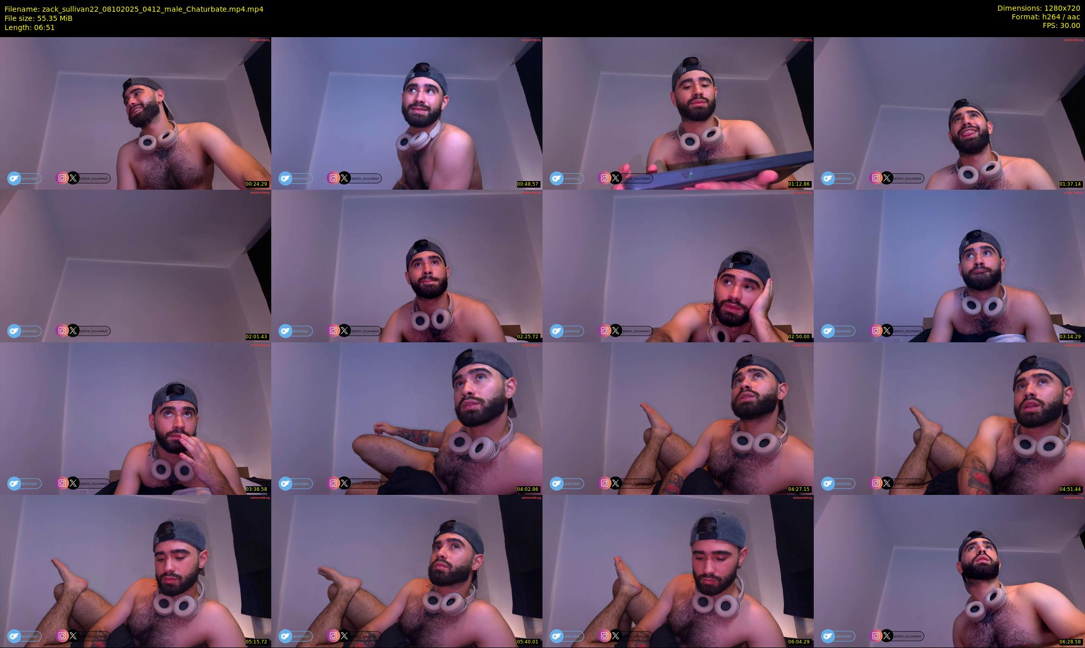 zack_sullivan22 — 7 minute Chaturbate male cam show recording, 720p, Oct 8, 2025