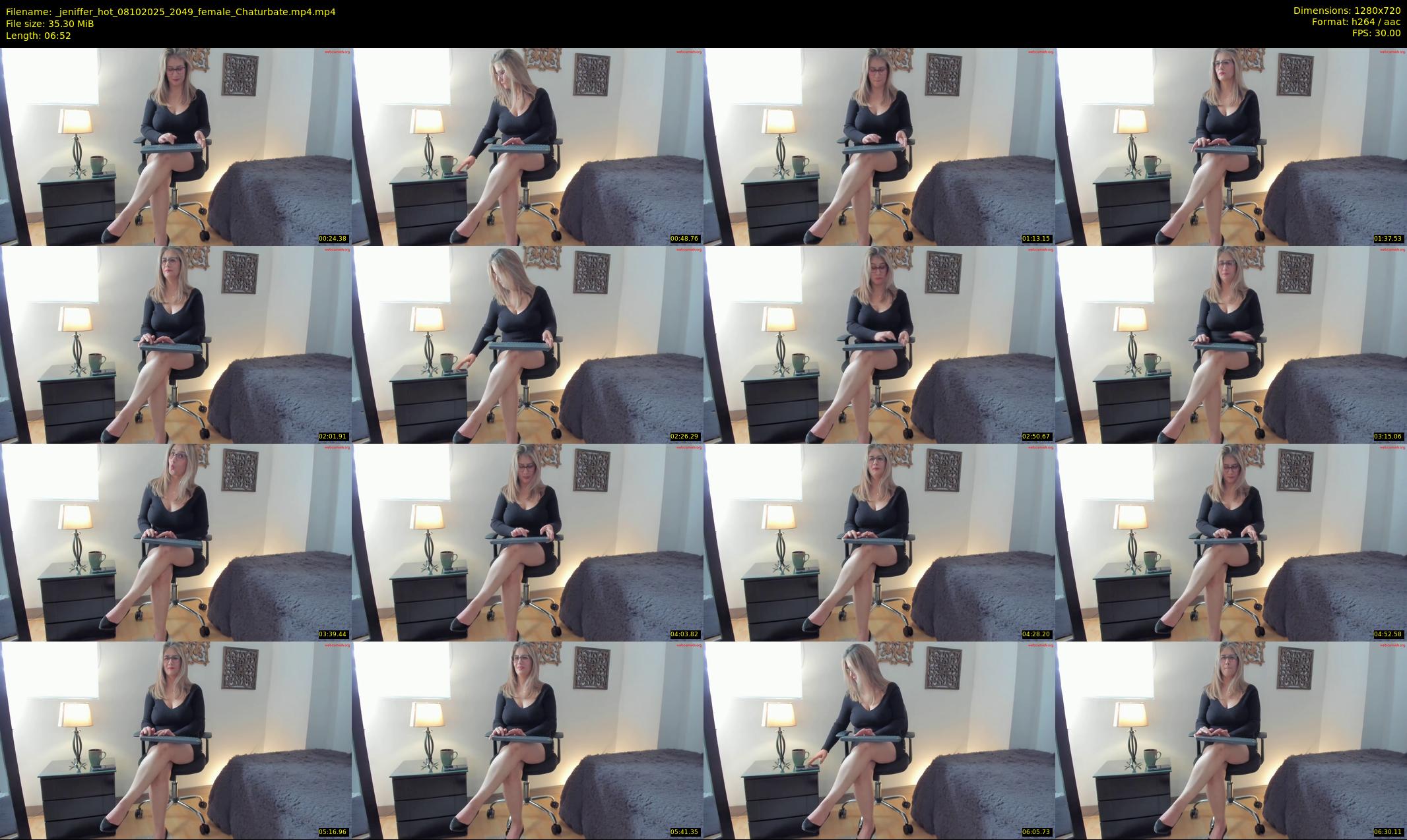 _jeniffer_hot — 7 minute Chaturbate female cam show recording, 720p, Oct 8, 2025