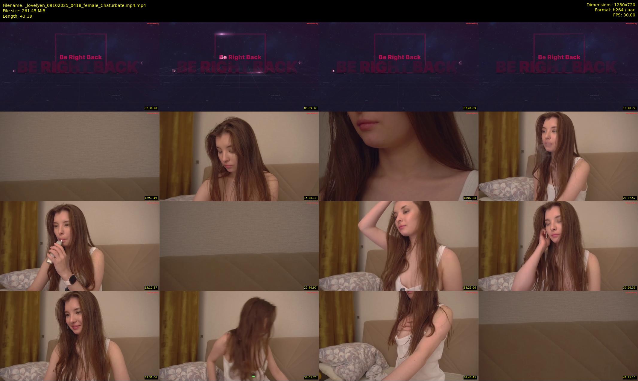 _lovelyen — 44 minute Chaturbate female cam show recording, 720p, Oct 9, 2025