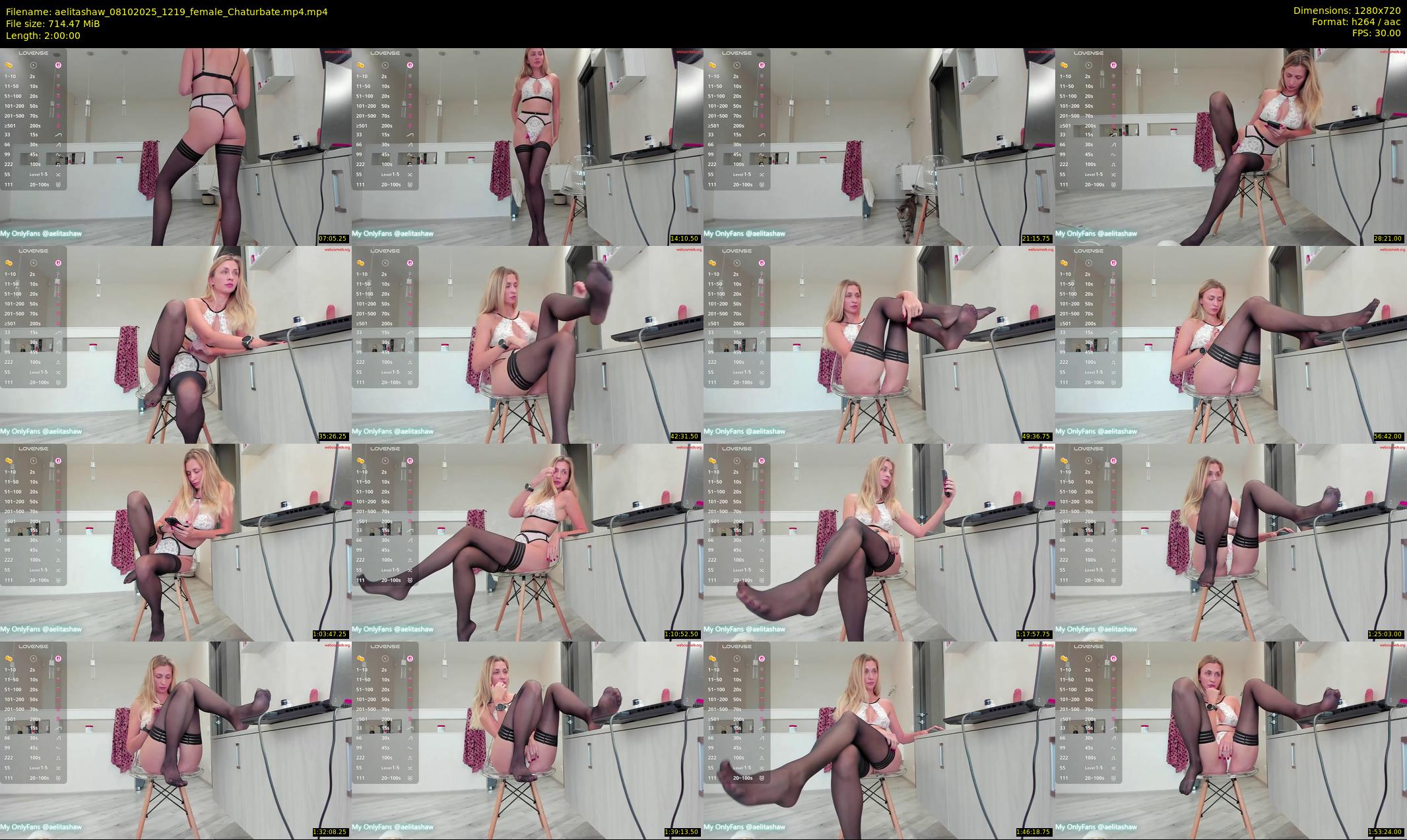 aelitashaw — 120 minute Chaturbate female cam show recording, 720p, Oct 8, 2025