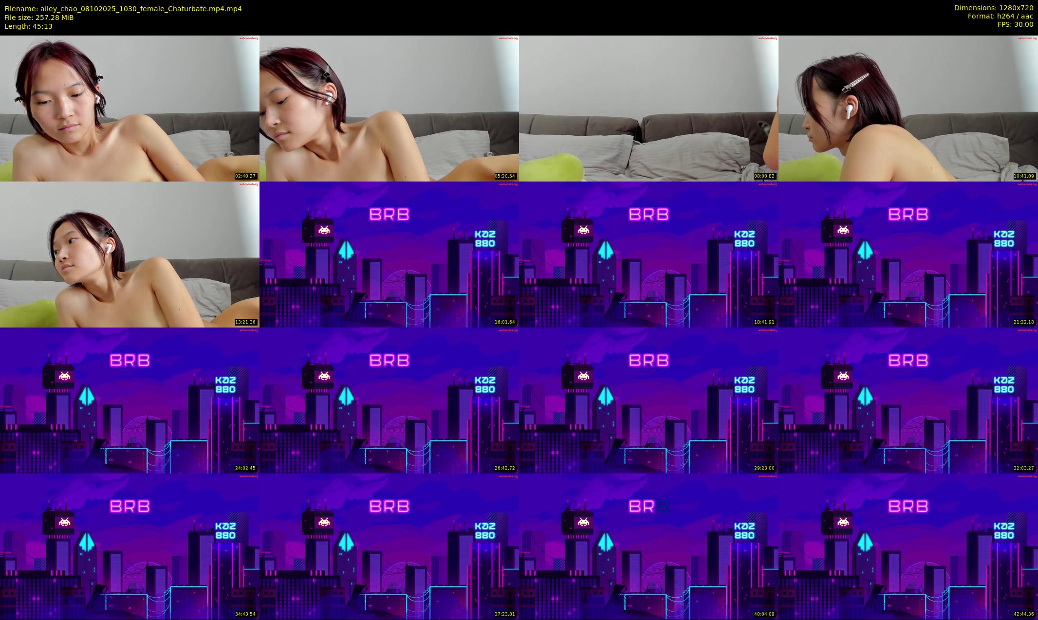 ailey_chao — 46 minute Chaturbate female cam show recording, 720p, Oct 8, 2025