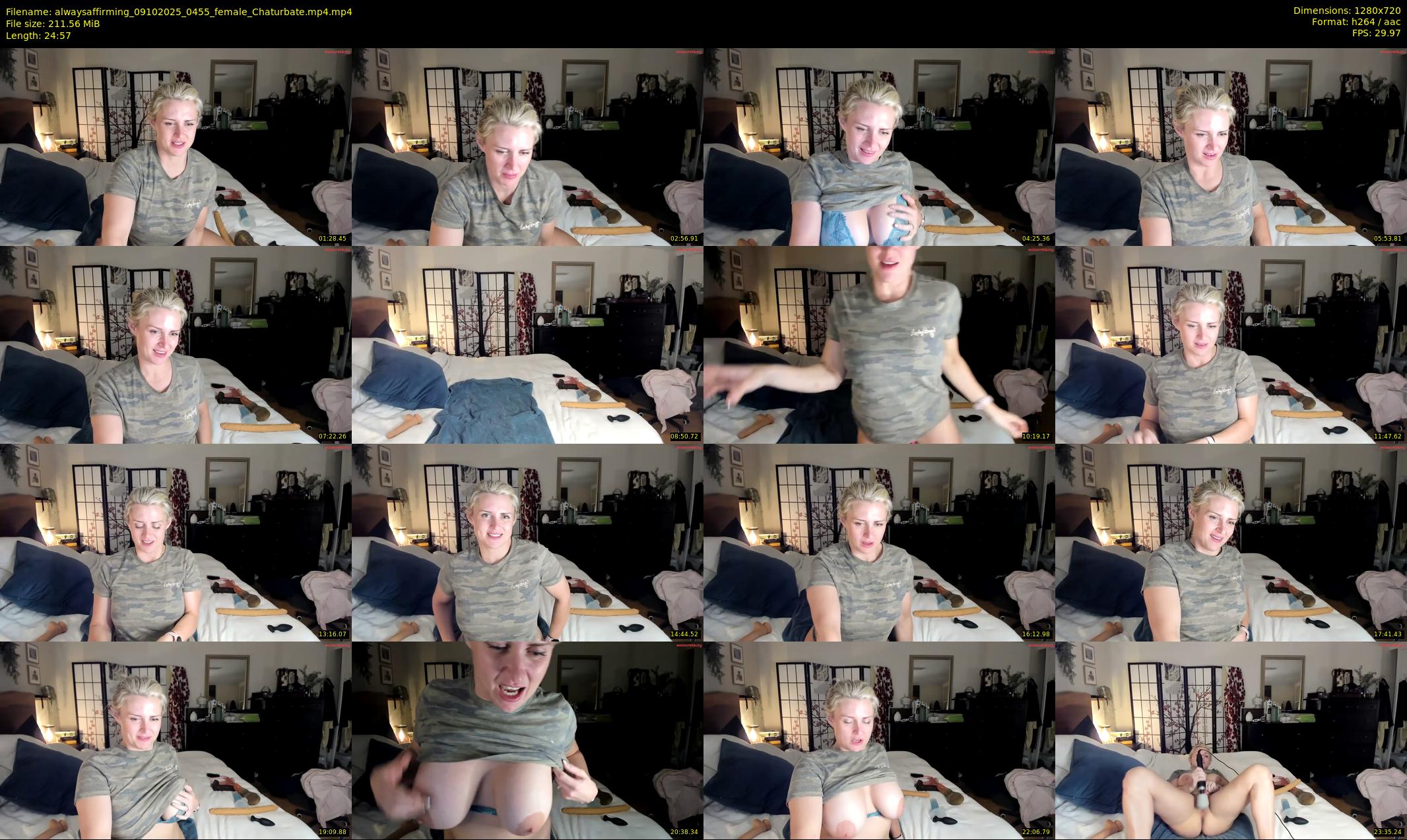 alwaysaffirming — 25 minute Chaturbate couple cam show recording, 720p, Oct 9, 2025