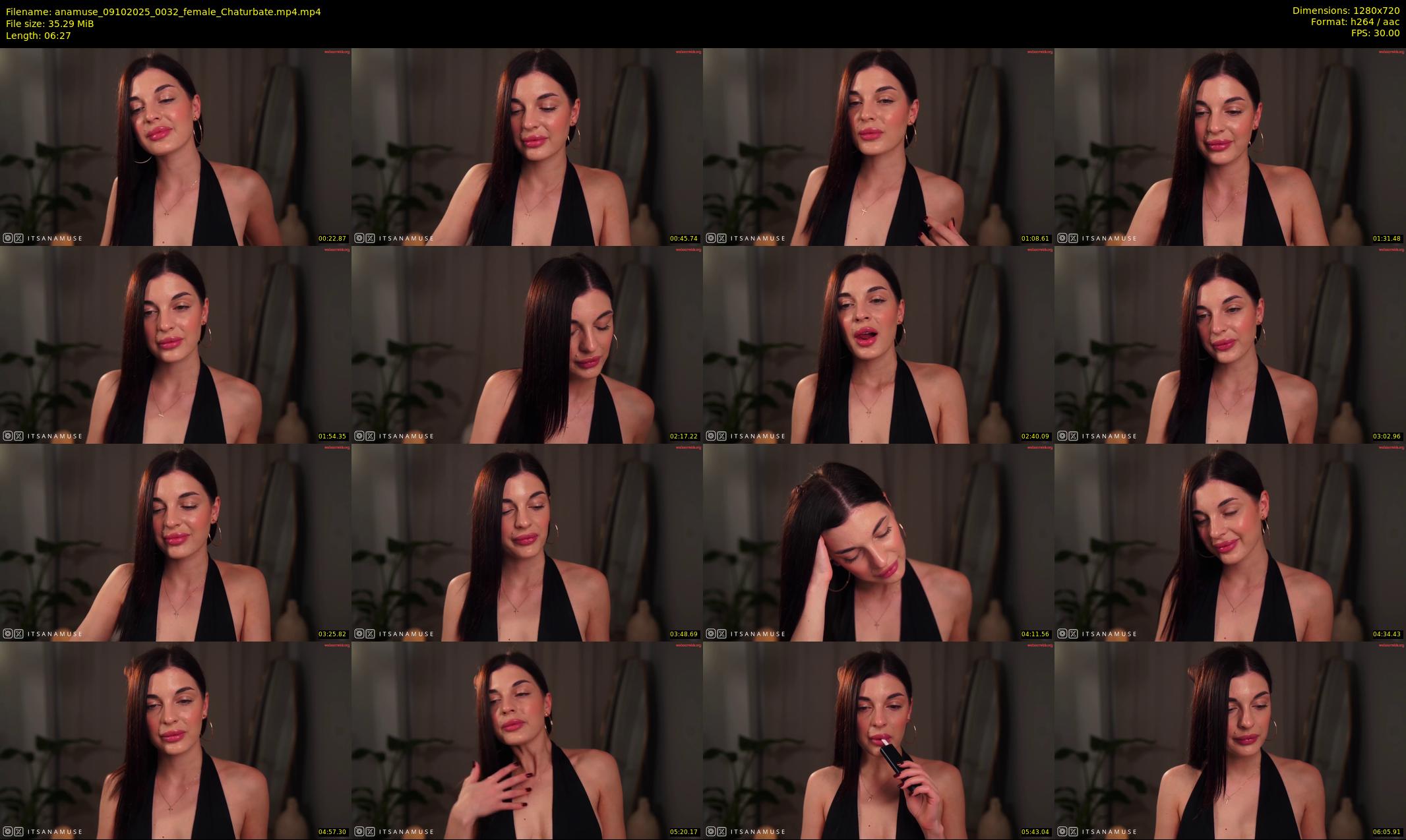 anamuse — 7 minute Chaturbate female cam show recording, 720p, Oct 9, 2025