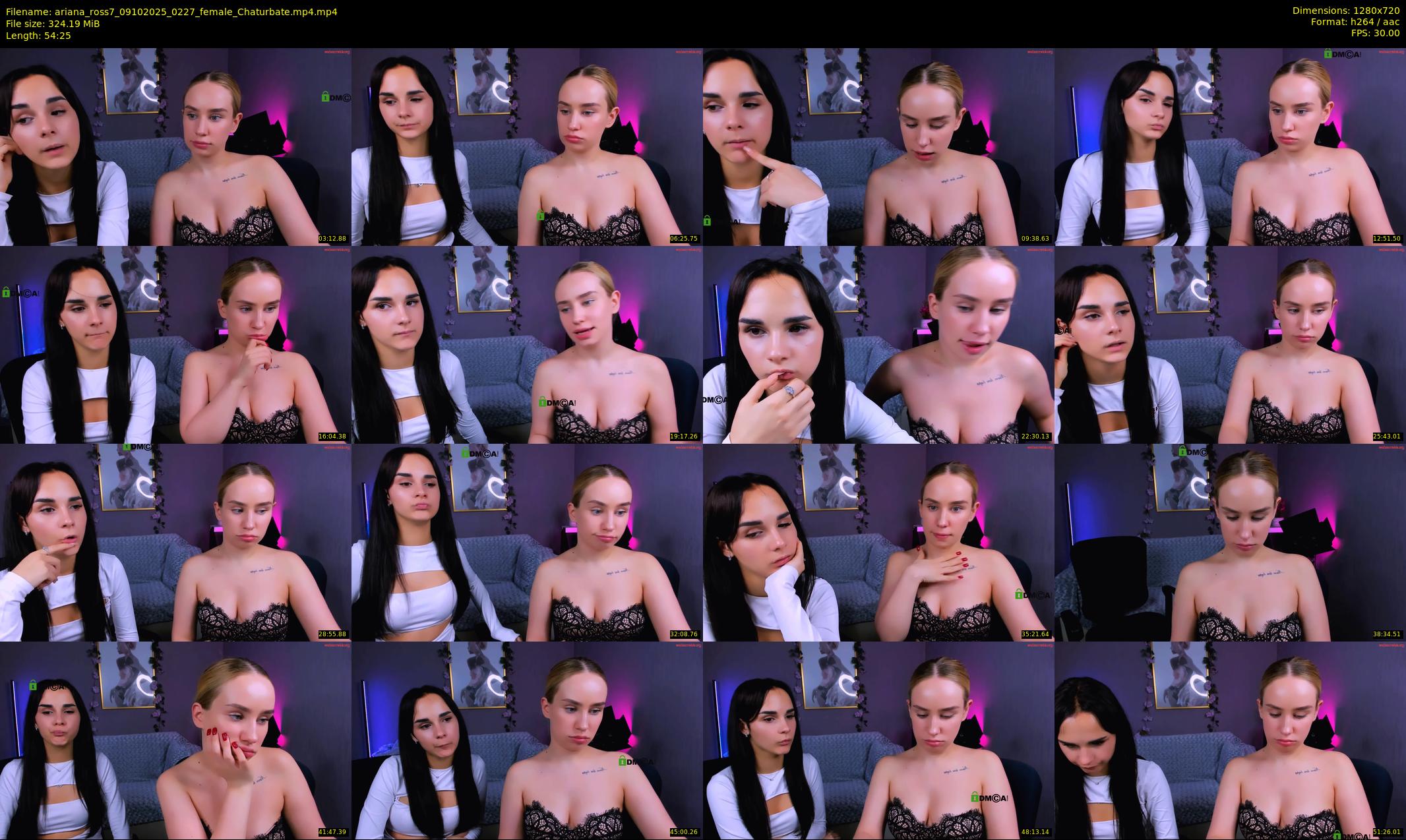 ariana_ross7 — 55 minute Chaturbate couple cam show recording, 720p, Oct 9, 2025
