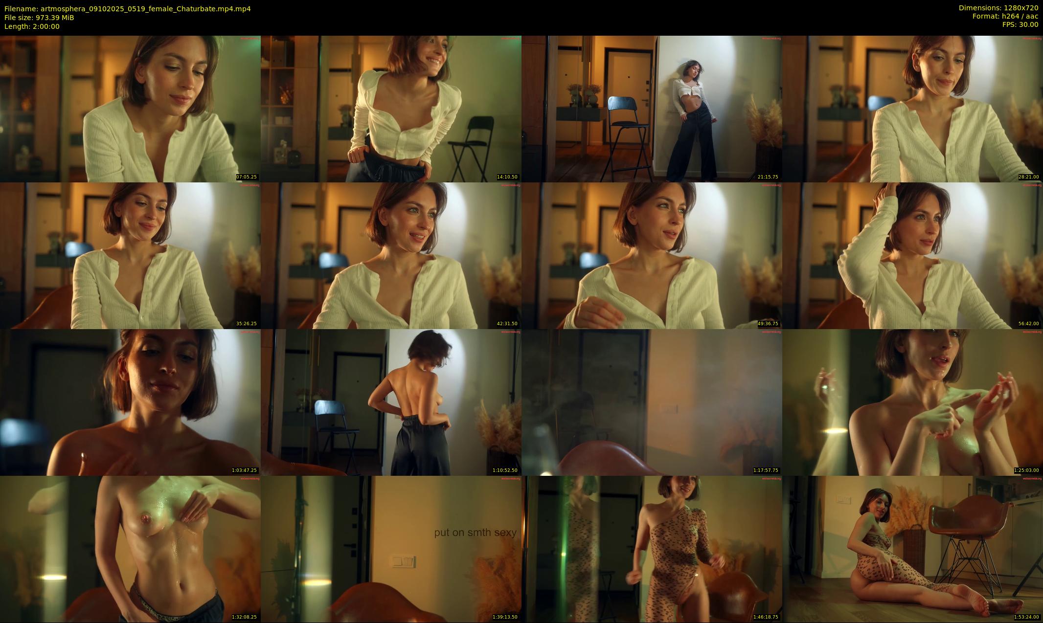 artmosphera — 120 minute Chaturbate female cam show recording, 720p, Oct 9, 2025