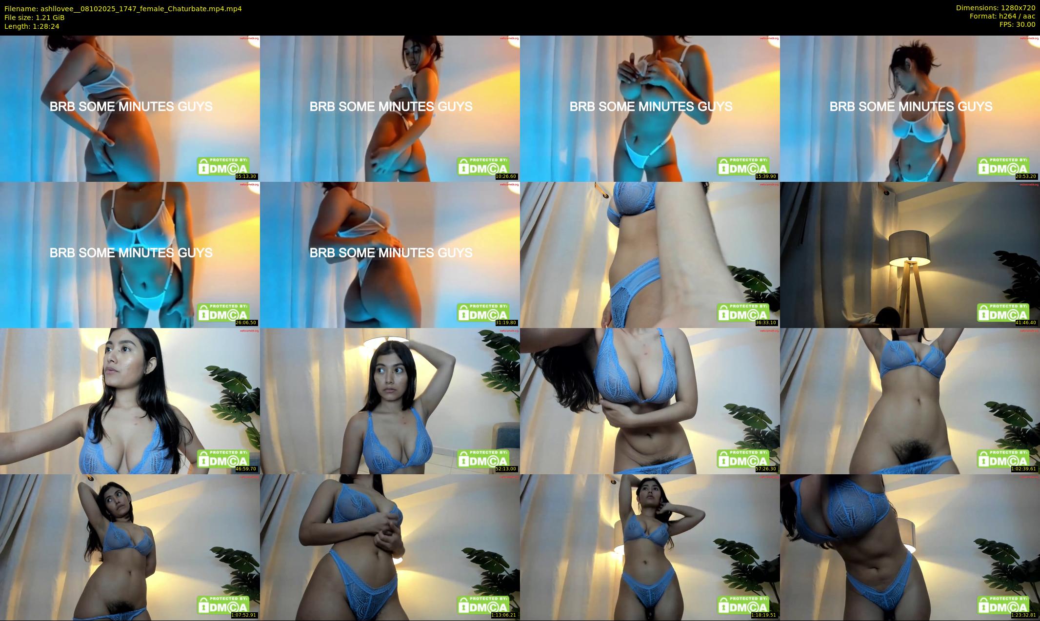 ashllovee_ — 89 minute Chaturbate female cam show recording, 720p, Oct 8, 2025