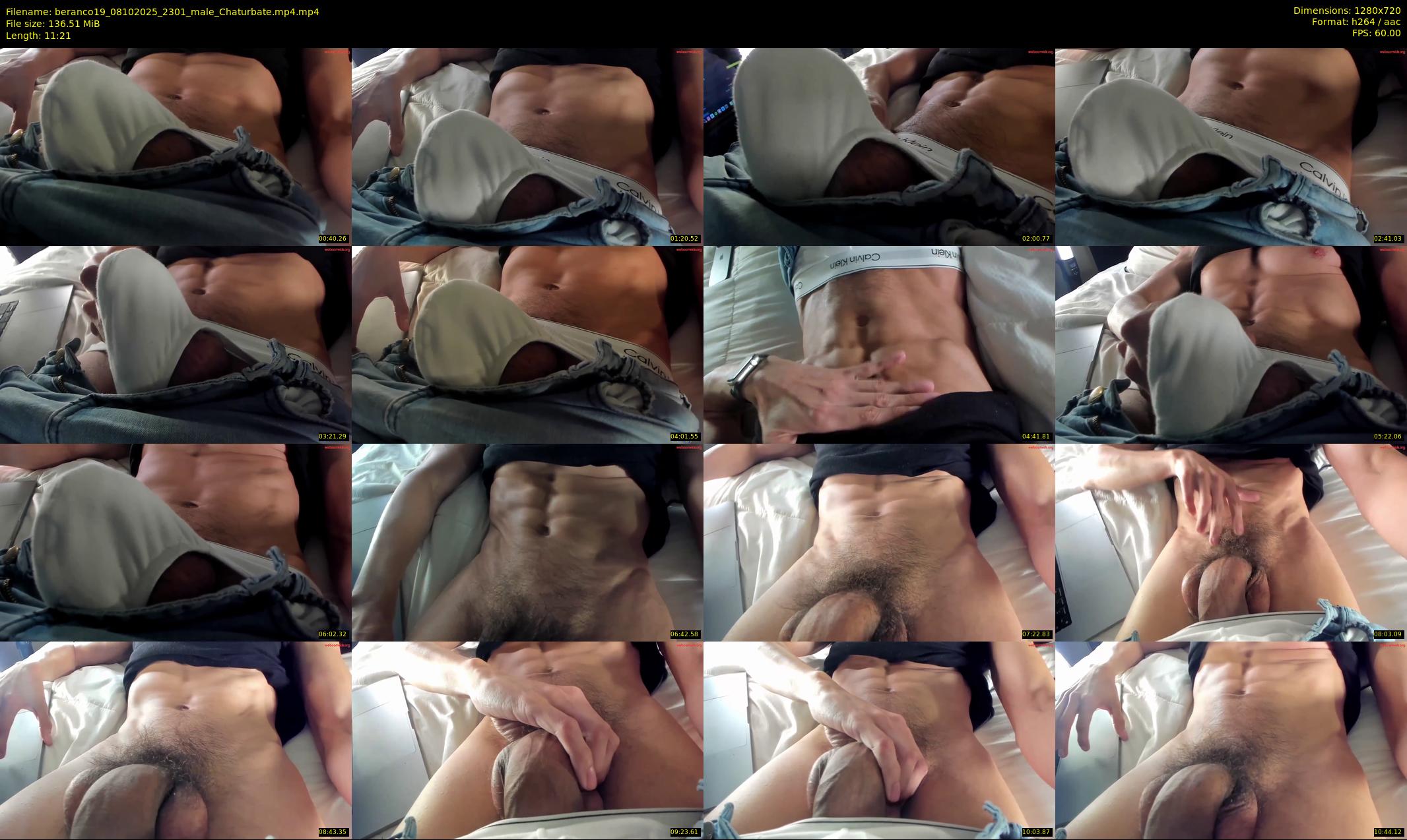 beranco19 — 12 minute Chaturbate male cam show recording, 720p, Oct 8, 2025