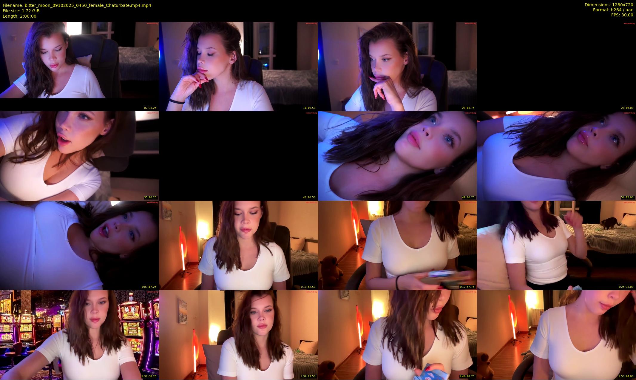 bitter_moon — 120 minute Chaturbate female cam show recording, 720p, Oct 9, 2025