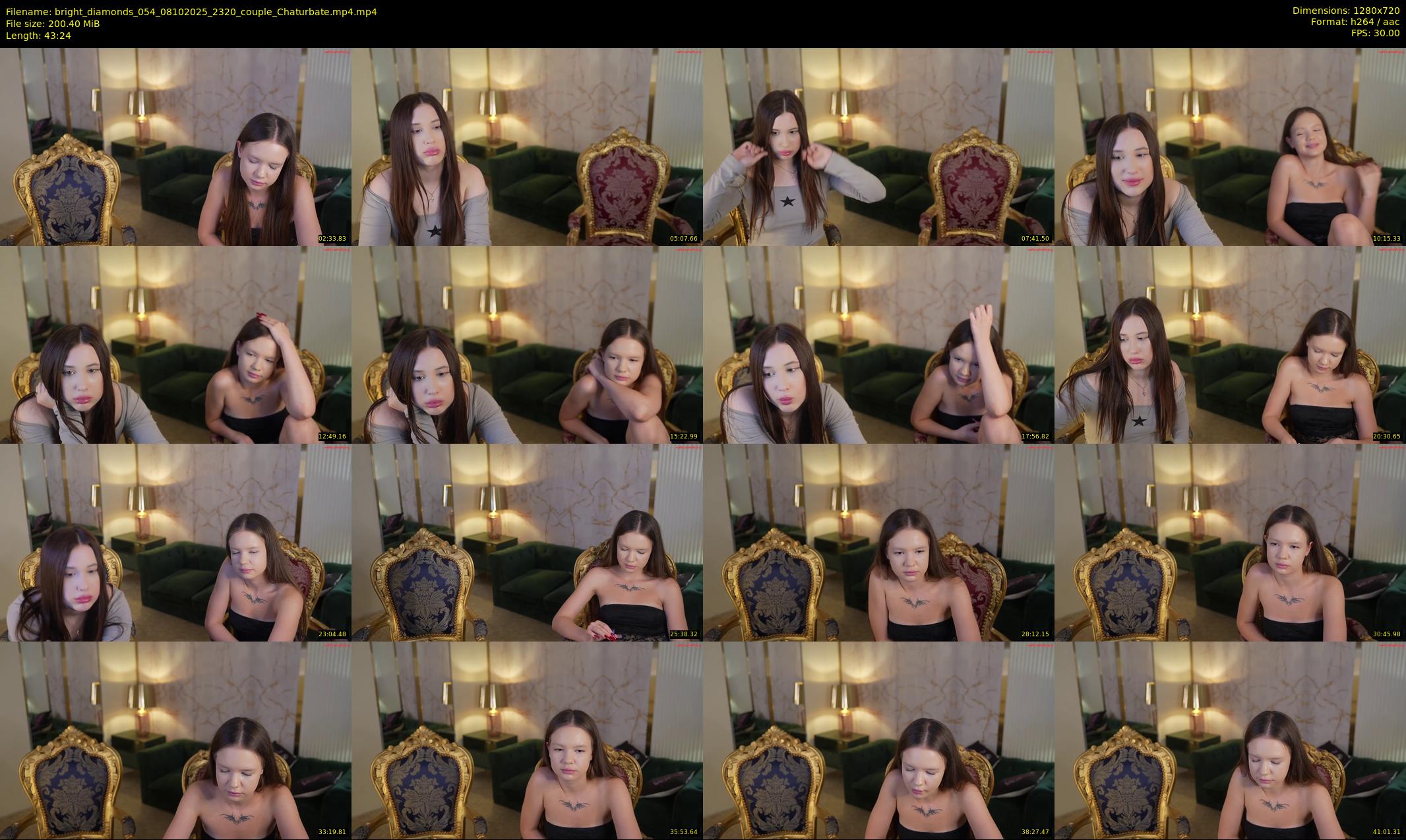 bright_diamonds_054 — 44 minute Chaturbate couple cam show recording, 720p, Oct 8, 2025