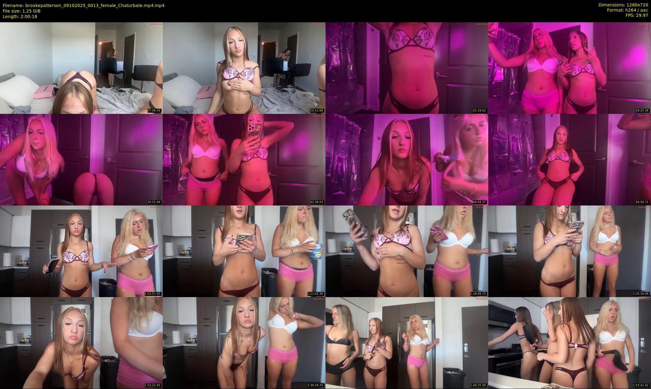 brookepatterson — 121 minute Chaturbate female cam show recording, 720p, Oct 9, 2025
