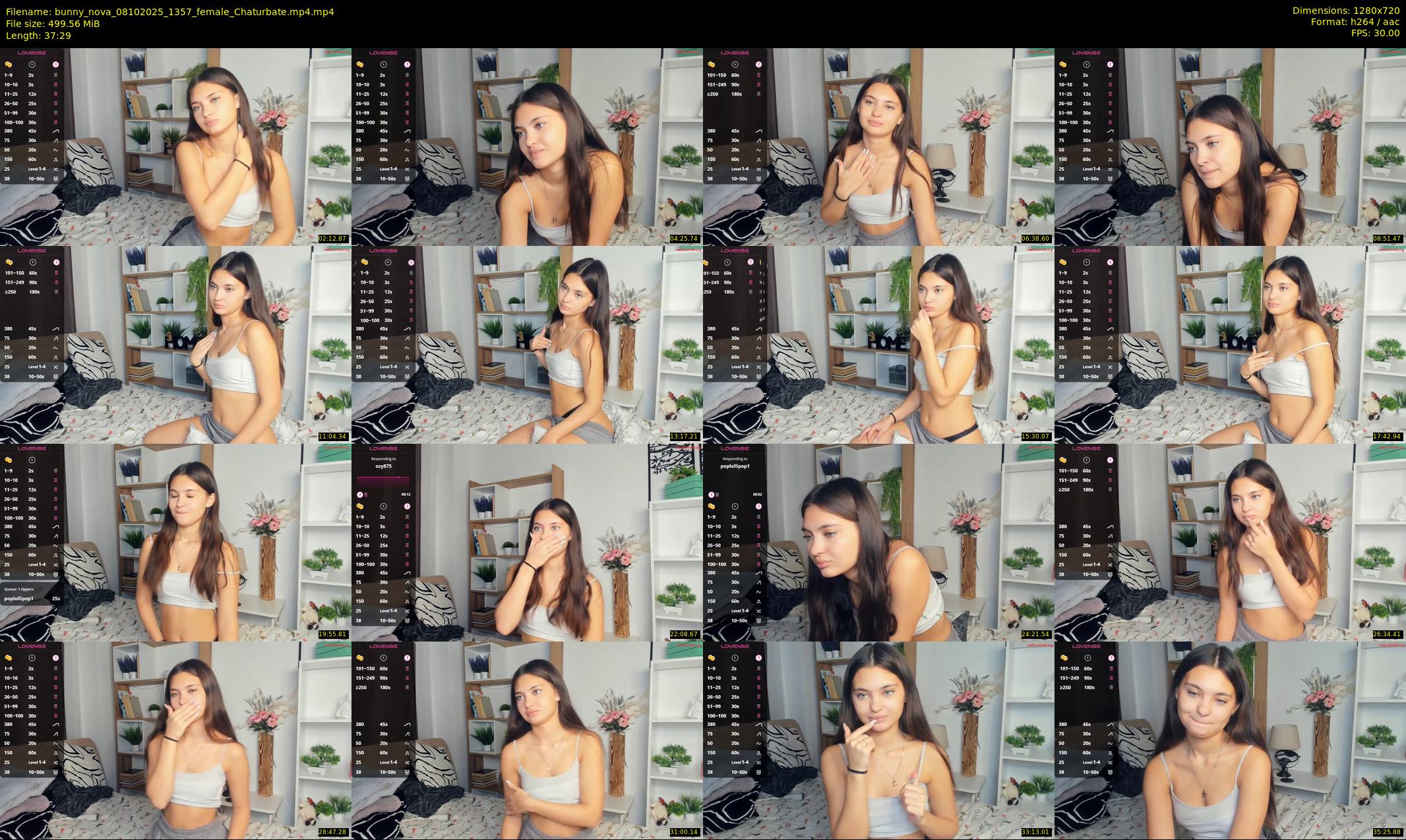 bunny_nova — 38 minute Chaturbate female cam show recording, 720p, Oct 8, 2025