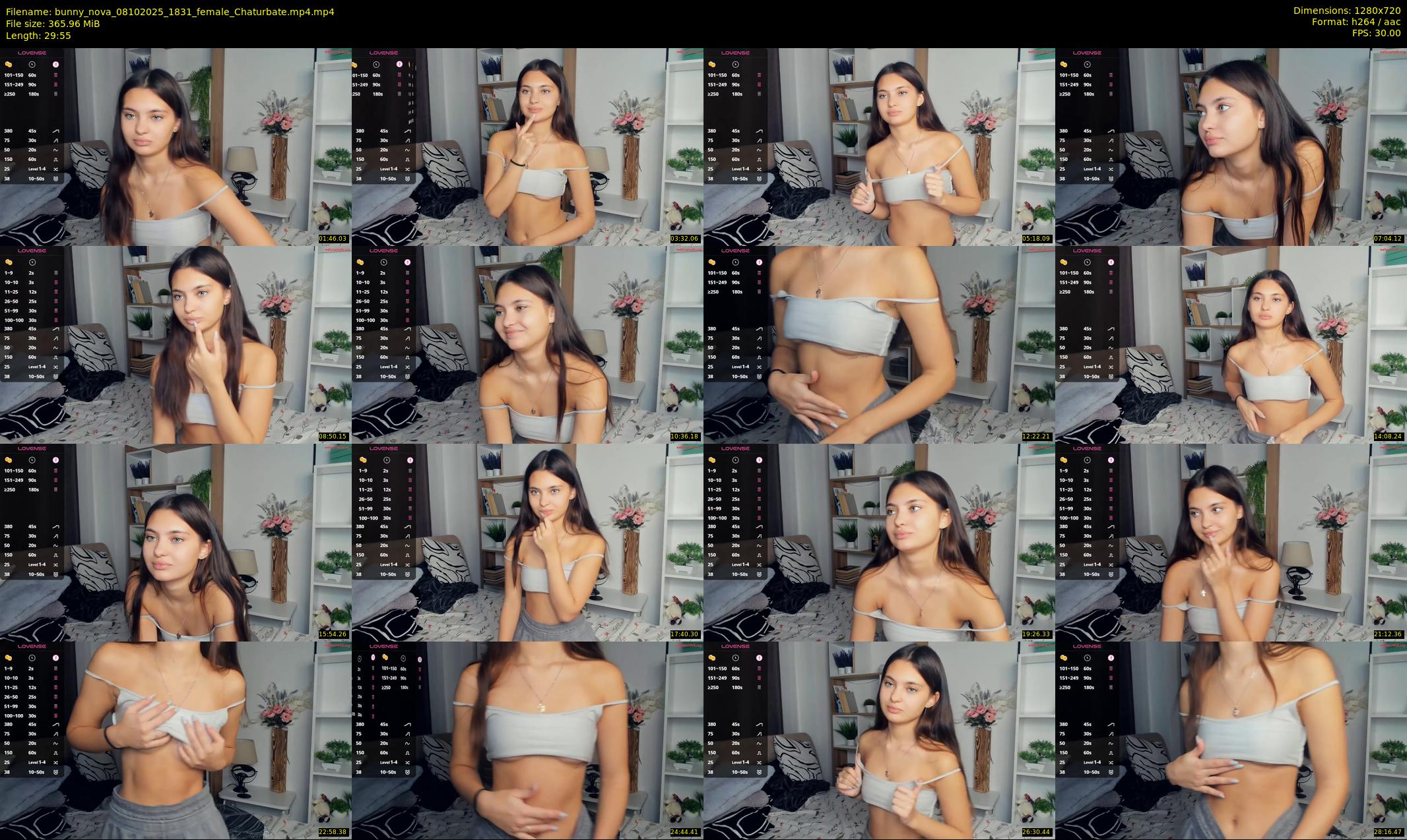 bunny_nova — 30 minute Chaturbate female cam show recording, 720p, Oct 8, 2025