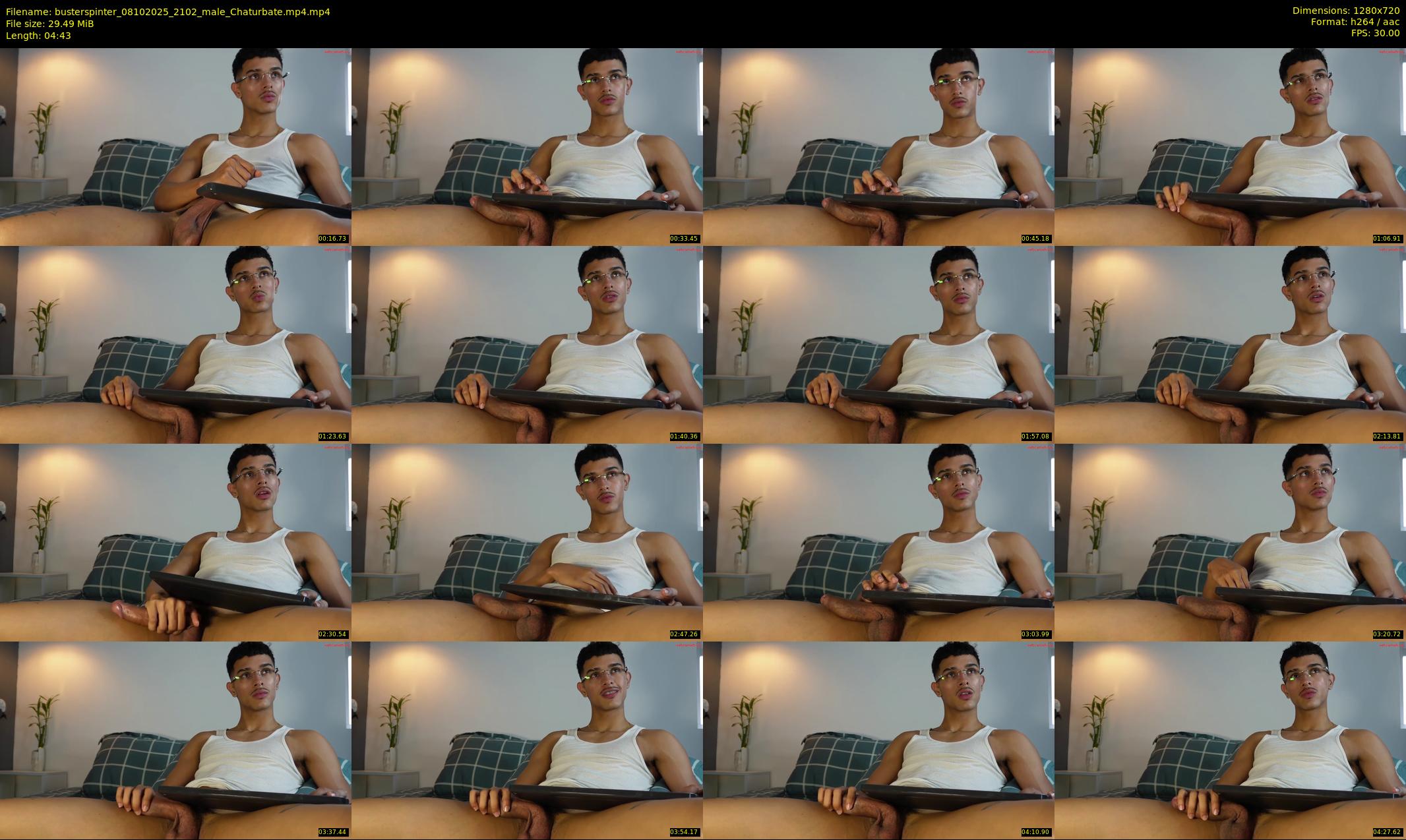 busterspinter — 5 minute Chaturbate male cam show recording, 720p, Oct 8, 2025