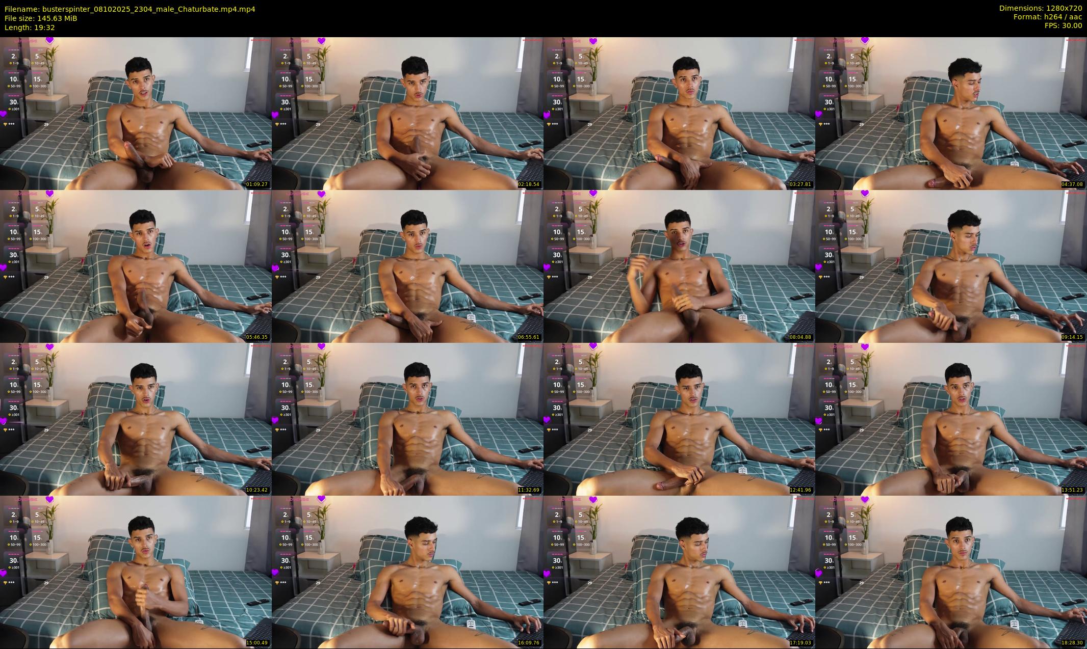 busterspinter — 20 minute Chaturbate male cam show recording, 720p, Oct 8, 2025
