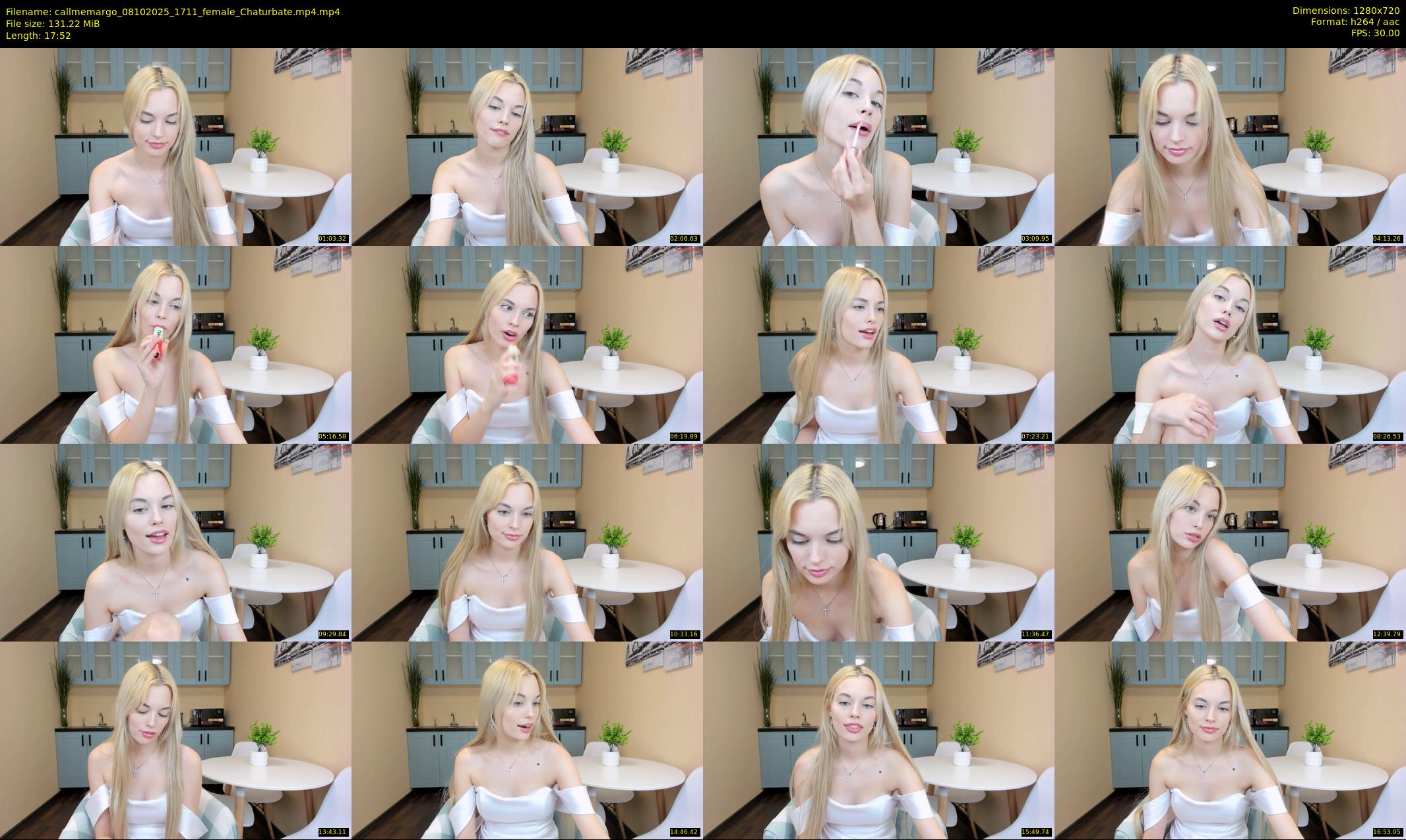 callmemargo — 18 minute Chaturbate female cam show recording, 720p, Oct 8, 2025