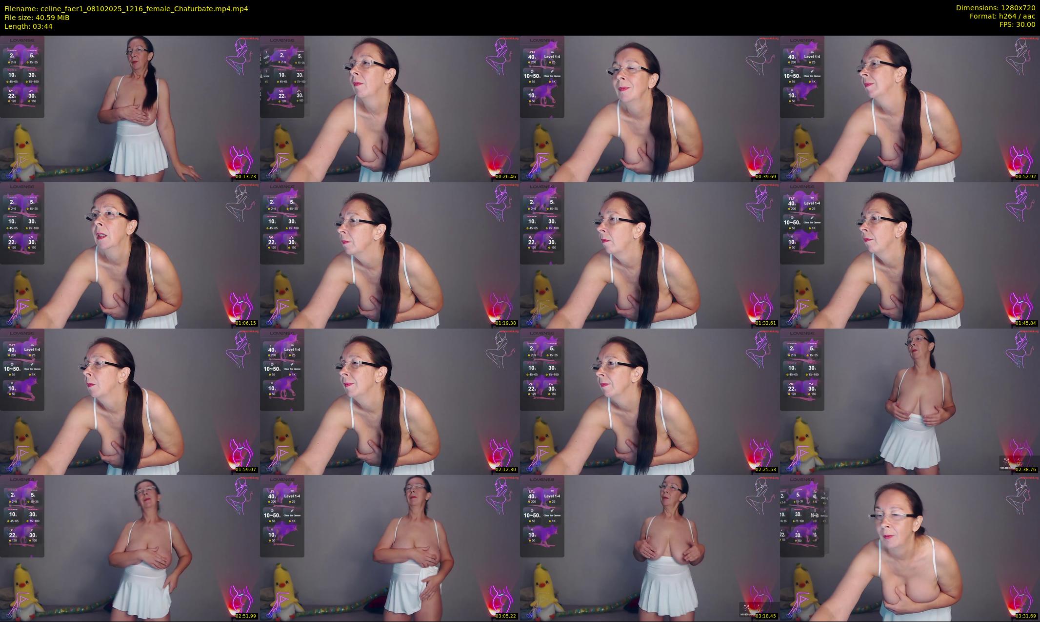celine_faer1 — 4 minute Chaturbate female cam show recording, 720p, Oct 8, 2025