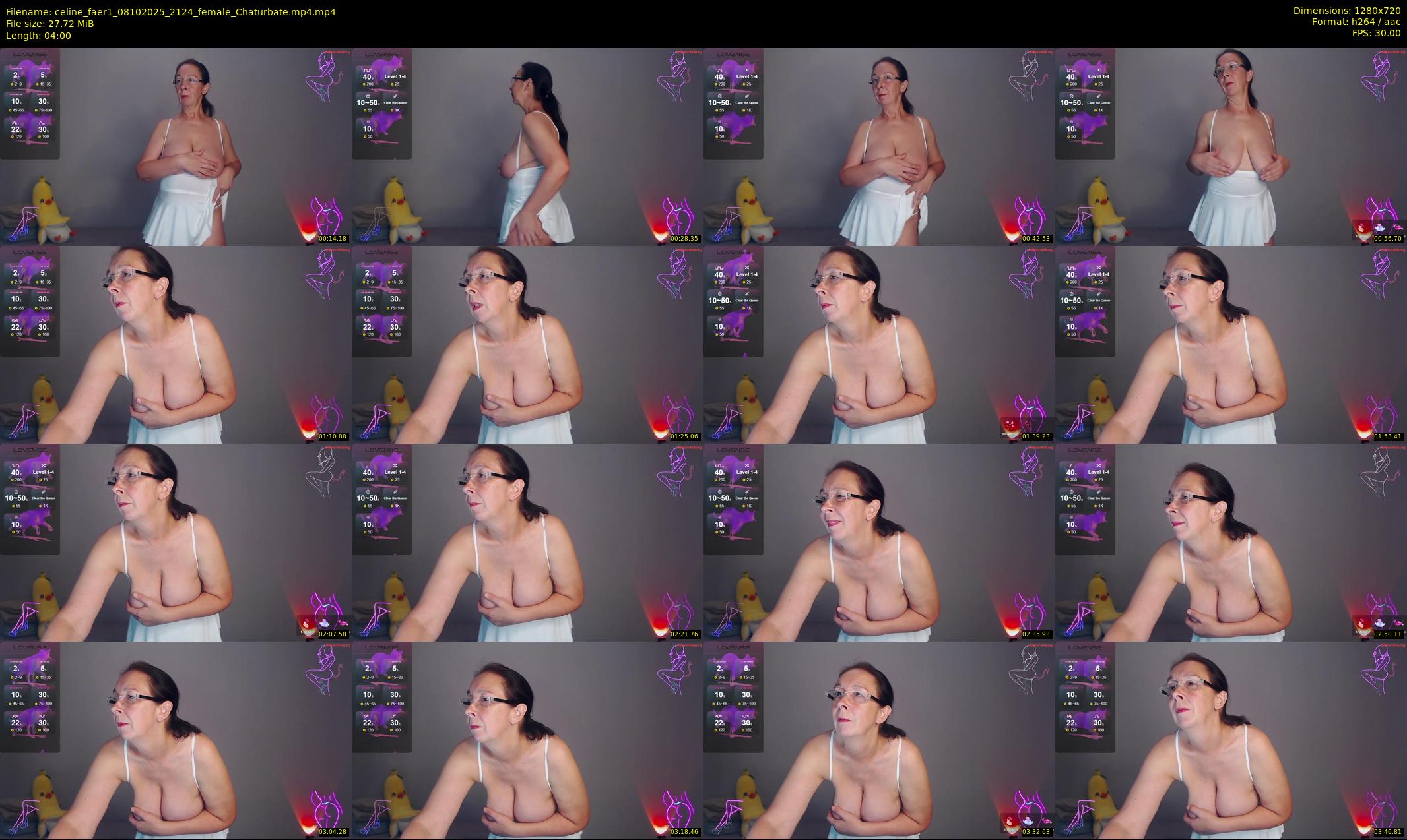 celine_faer1 — 4 minute Chaturbate female cam show recording, 720p, Oct 8, 2025