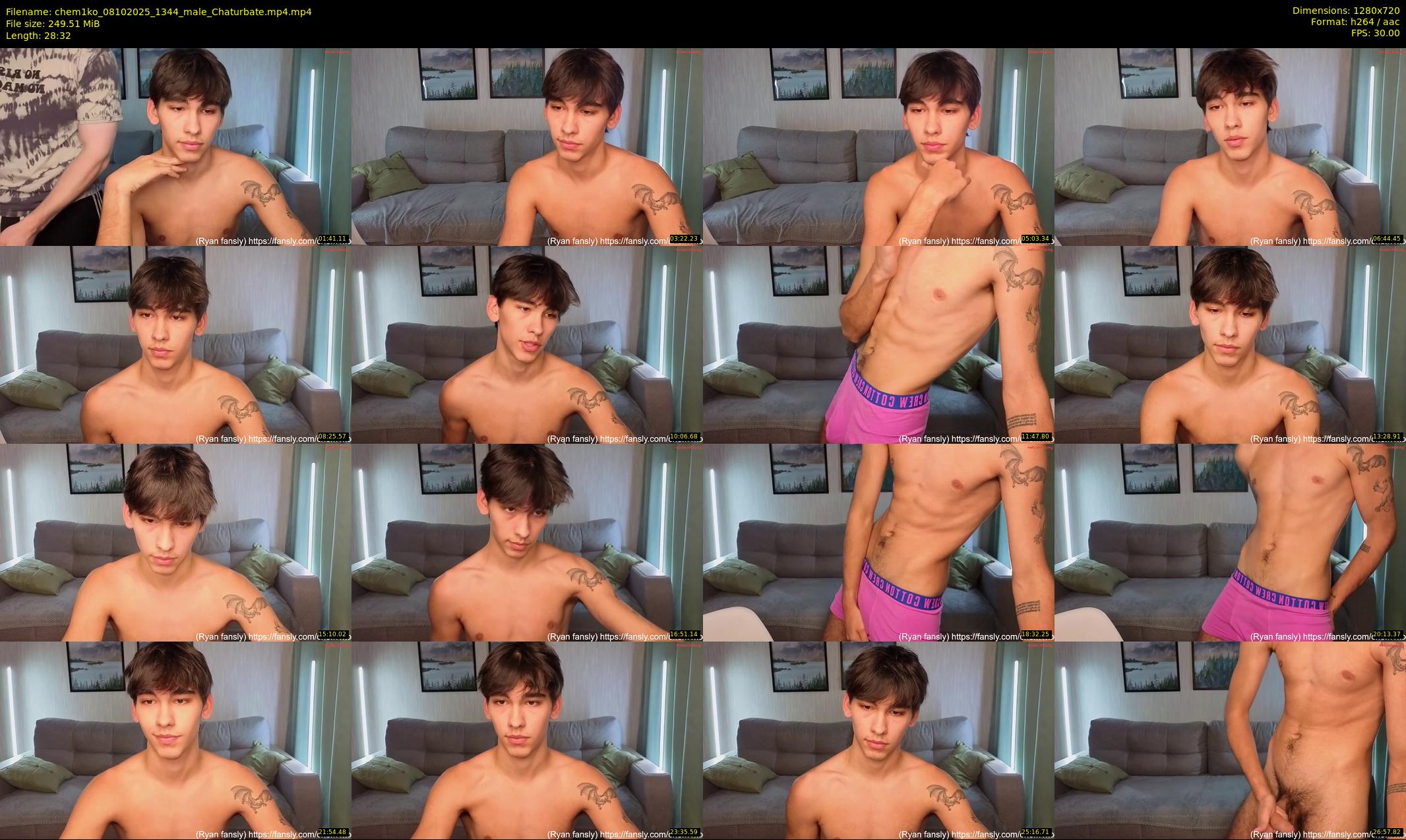 chem1ko — 29 minute Chaturbate male cam show recording, 720p, Oct 8, 2025