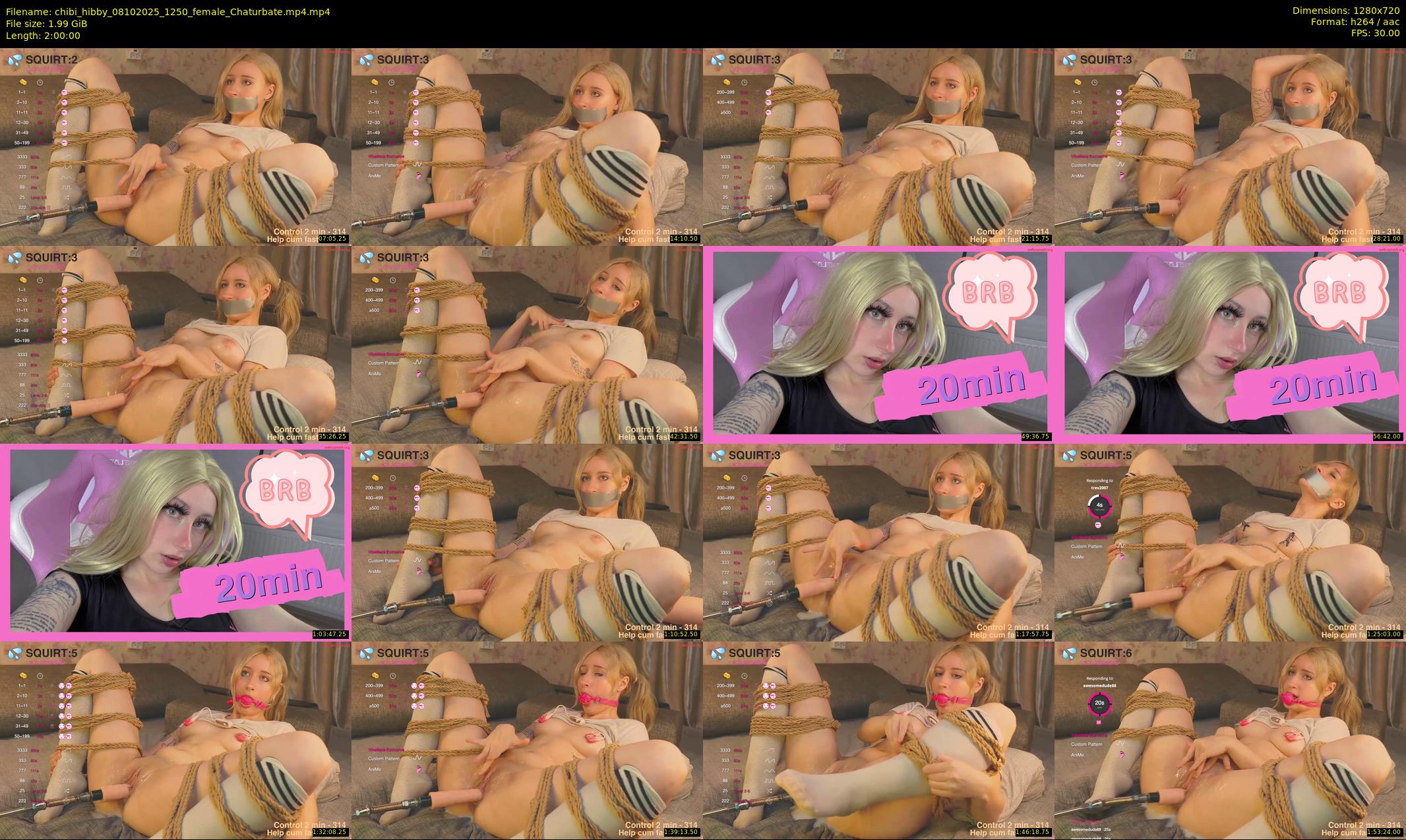 chibi_hibby — 120 minute Chaturbate female cam show recording, 720p, Oct 8, 2025