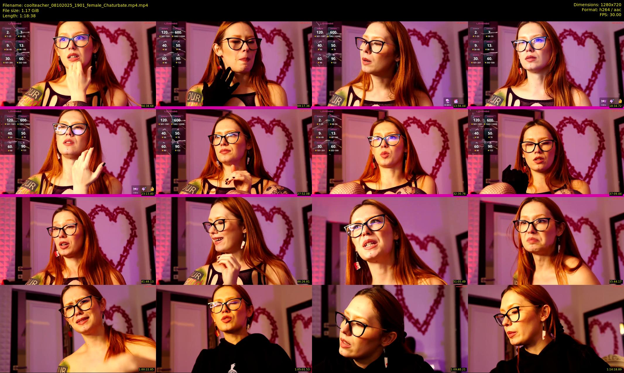 coolteacher — 79 minute Chaturbate female cam show recording, 720p, Oct 8, 2025
